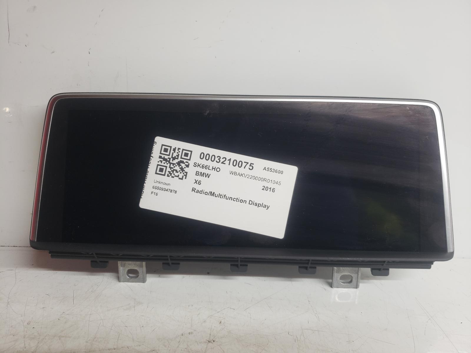 View Auto part Radio Display Bmw X6 2016