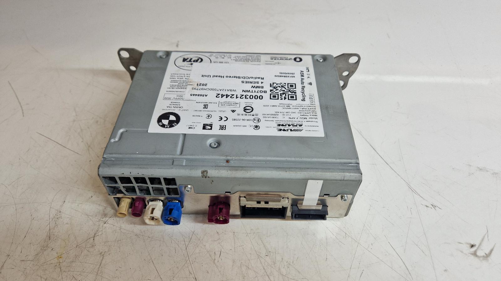 View Auto part A/V Equipment Bmw 4 Series 2021