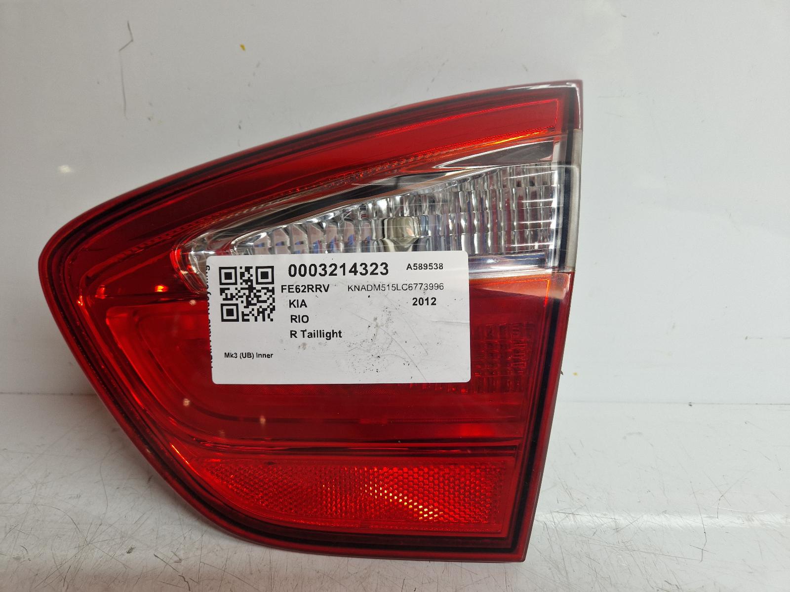 View Auto part R Taillight Kia Rio 2012