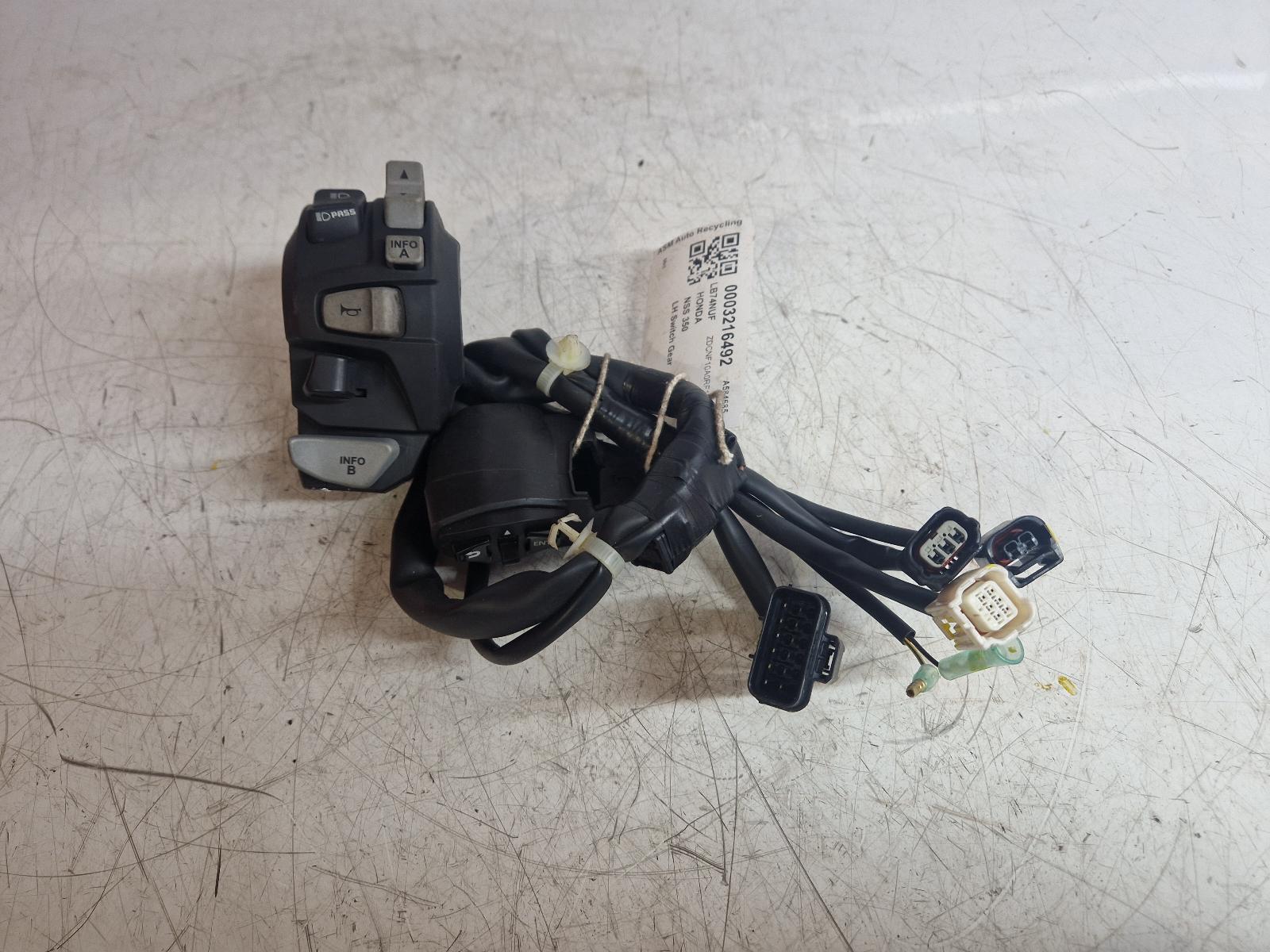 View Auto part LH Switch Gear Honda Nss 350 2024
