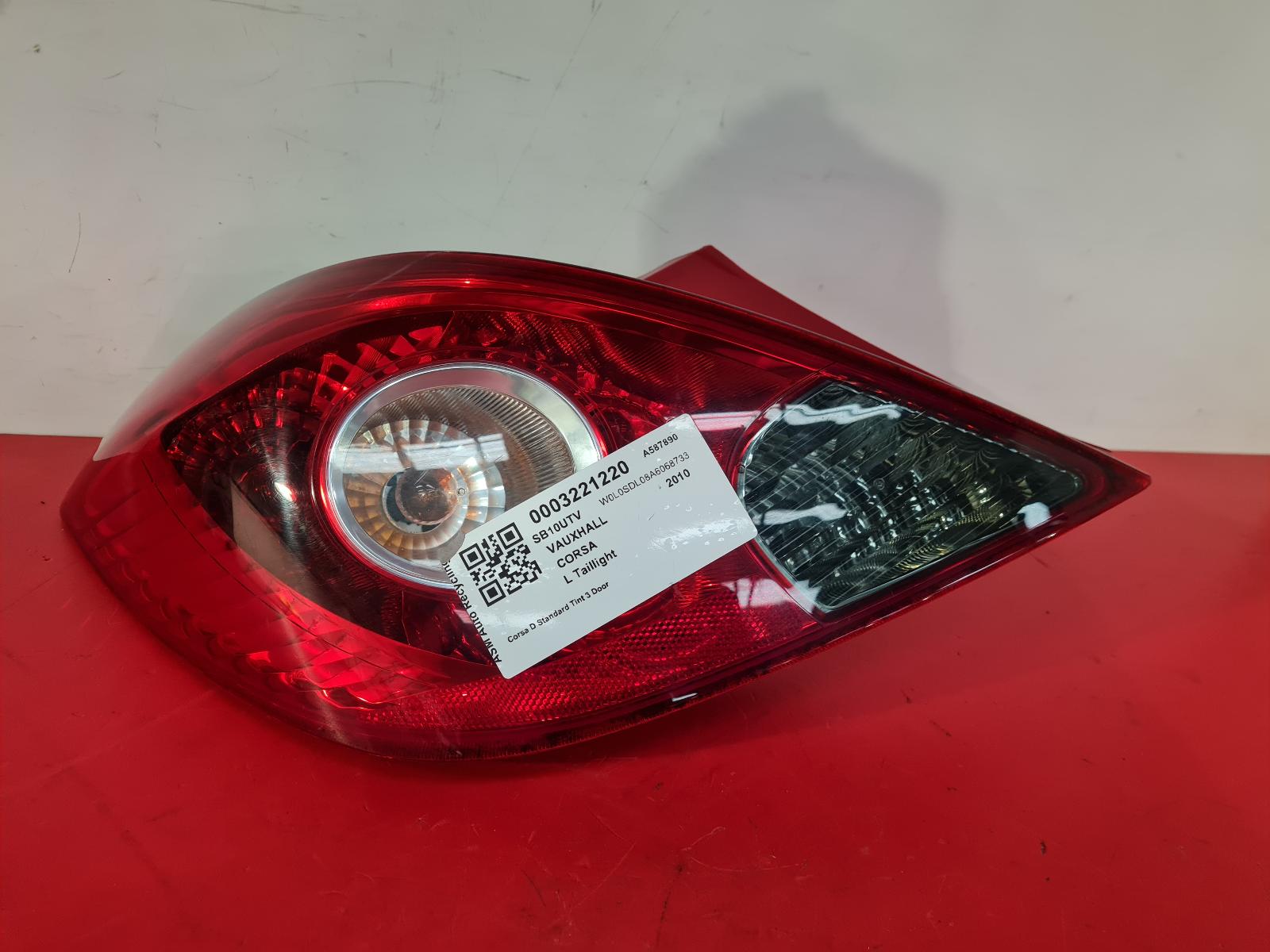 View Auto part L Taillight Vauxhall Corsa 2010