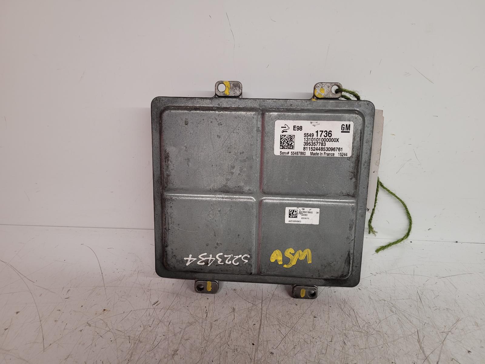 View Auto part ECU Vauxhall Zafira 2015