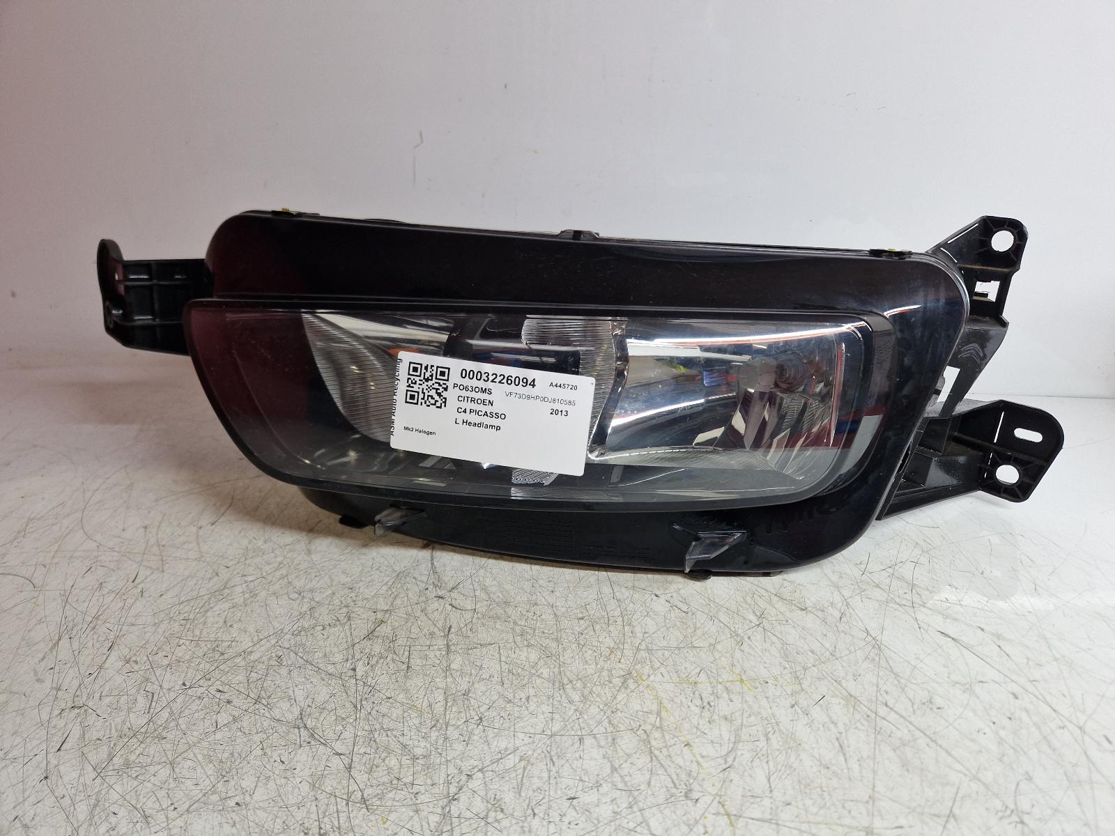 View Auto part L Headlamp Citroen C4 Picasso 2013