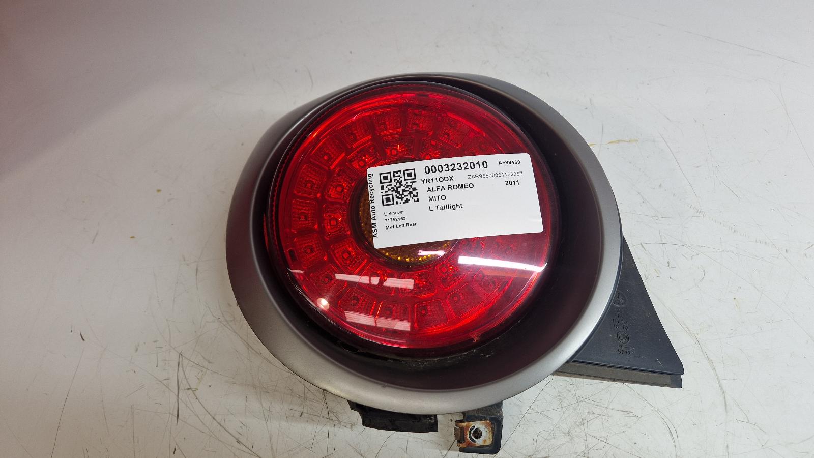 View Auto part L Taillight Alfa Romeo Mito 2011
