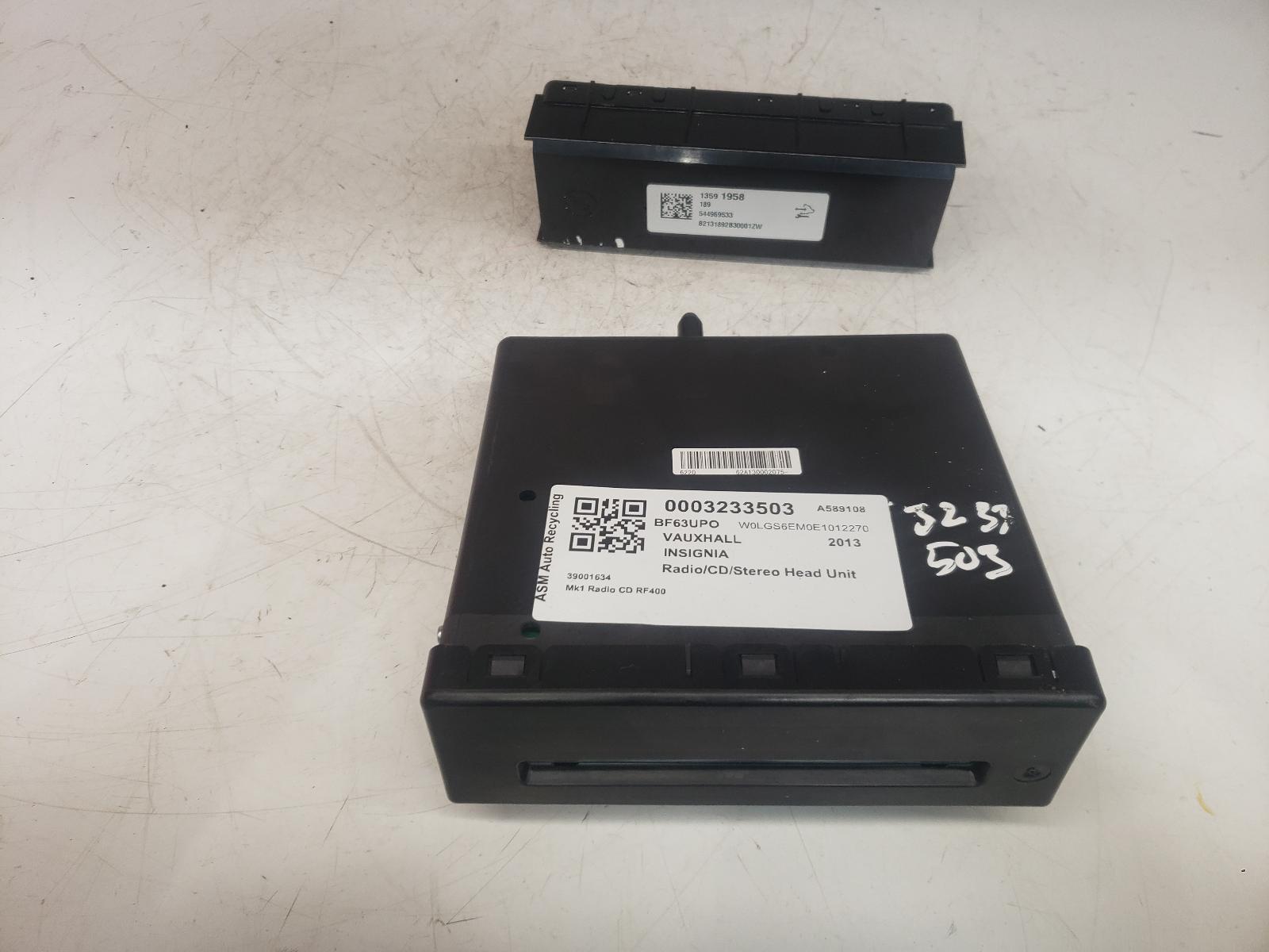 View Auto part A/V Equipment Vauxhall Insignia 2013