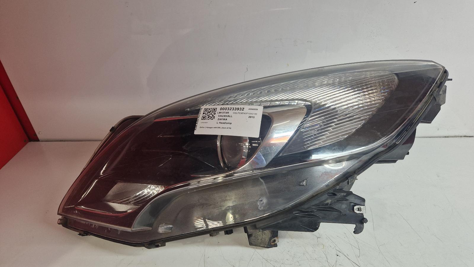 View Auto part L Headlamp Vauxhall Zafira 2015