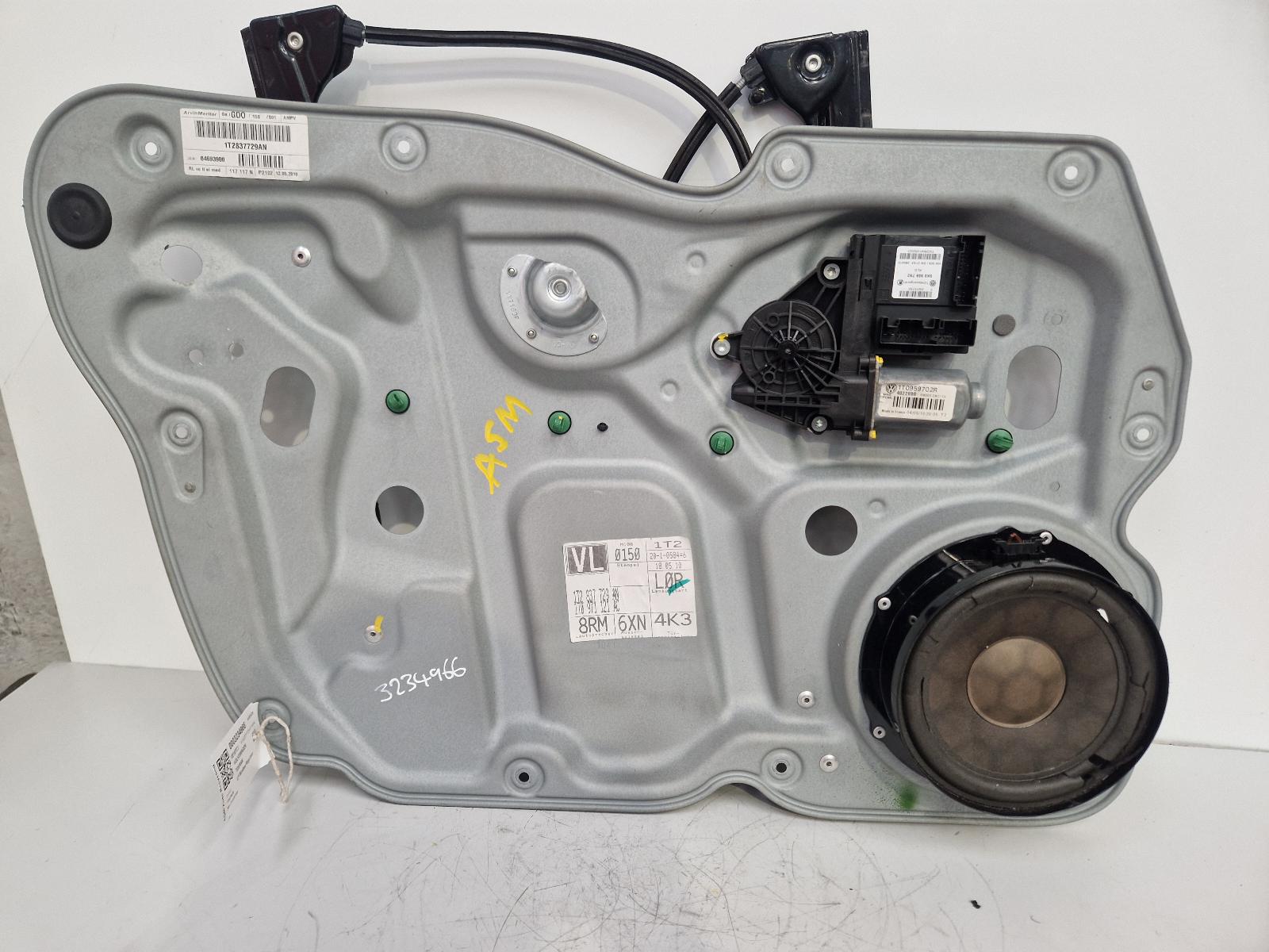 View Auto part LF Window Regulator Volkswagen Touran 2010