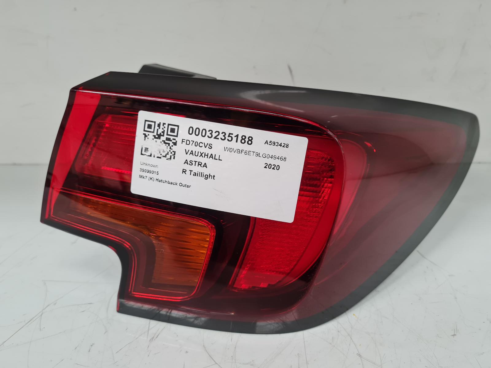 View Auto part R Taillight Vauxhall Astra 2020