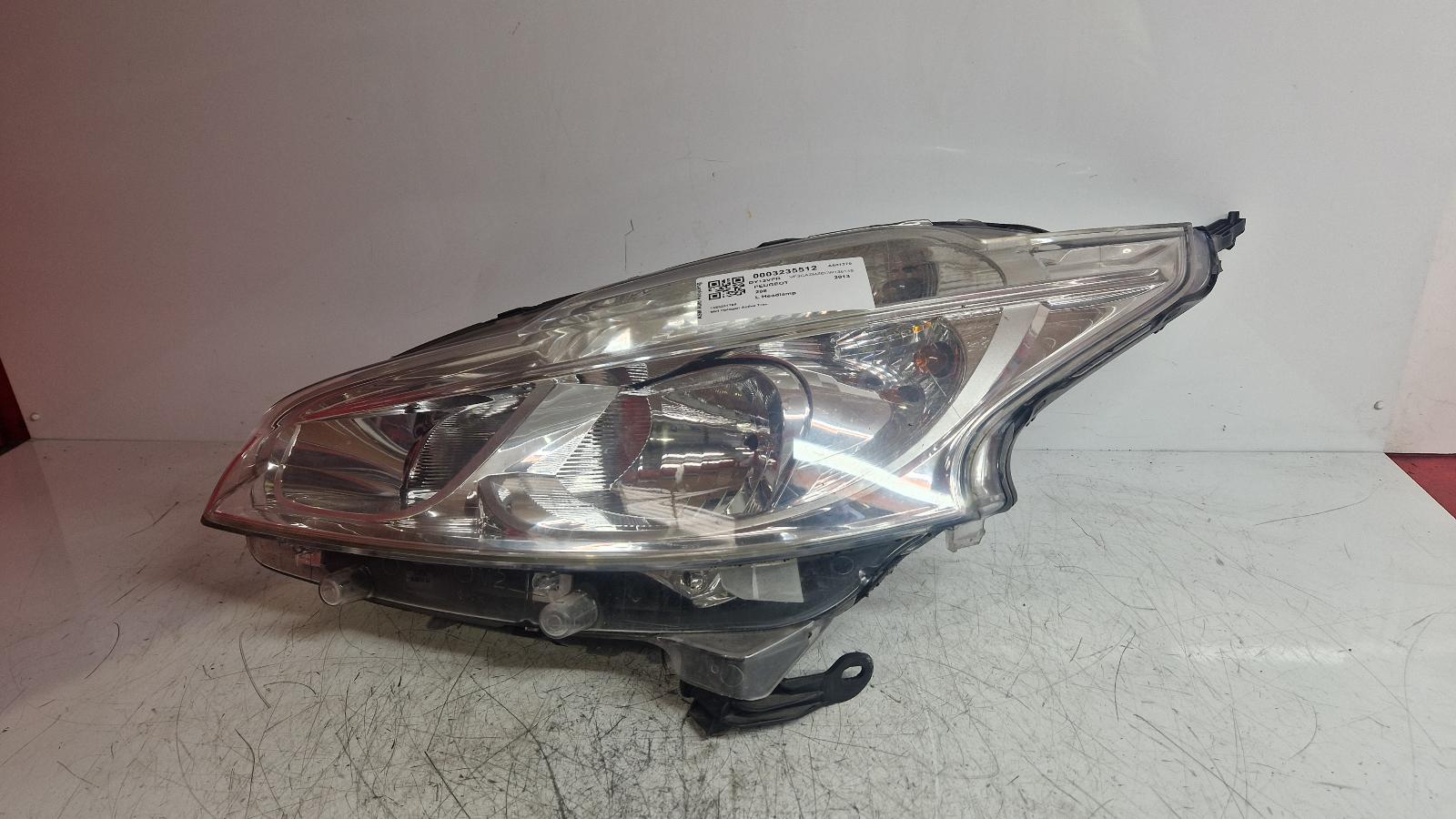 View Auto part L Headlamp Peugeot 208 2013