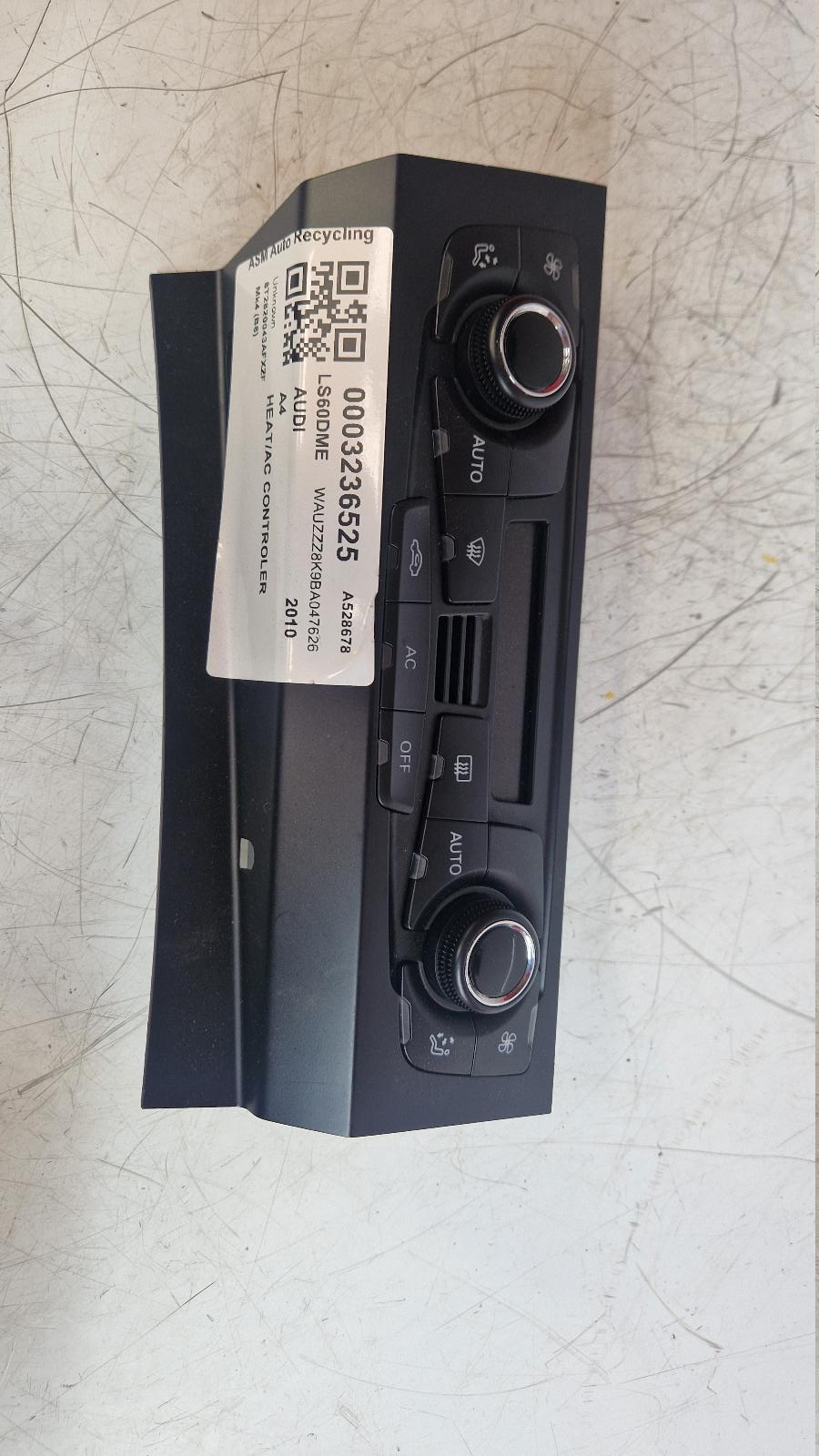 View Auto part Heater/AC Controller Audi A4 2010