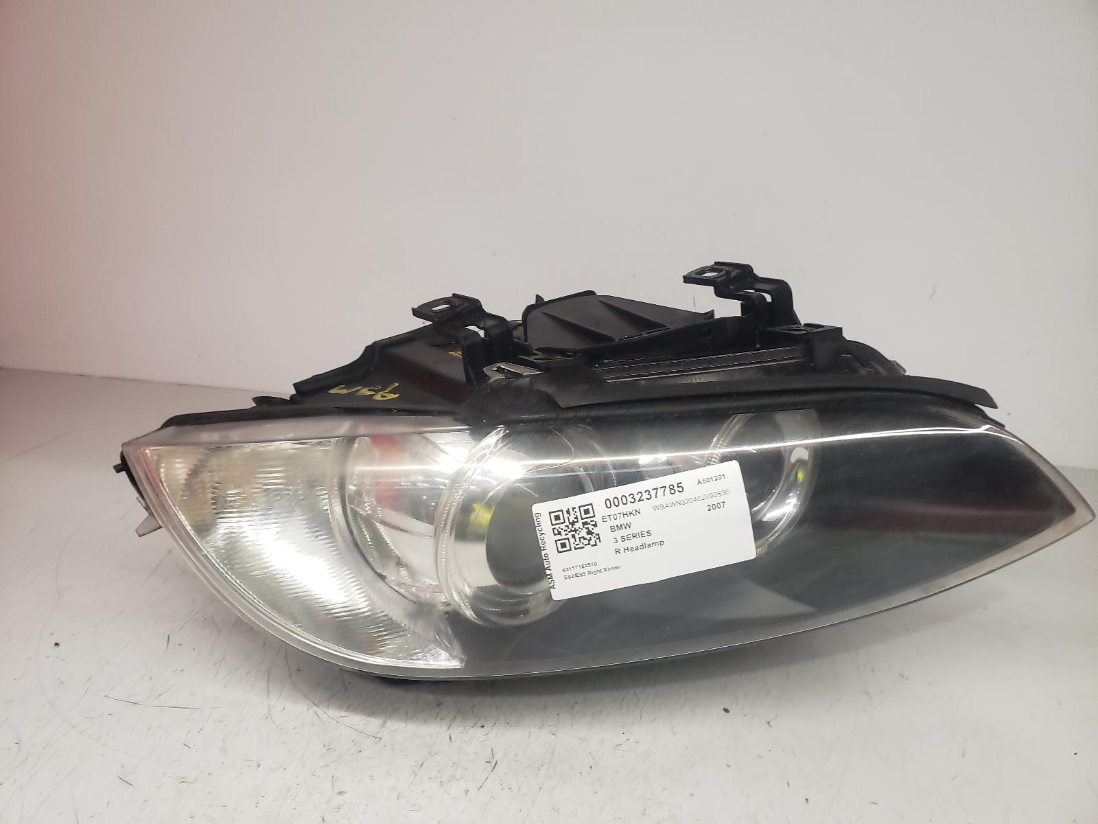 View Auto part R Headlamp Bmw 3 Series 2007