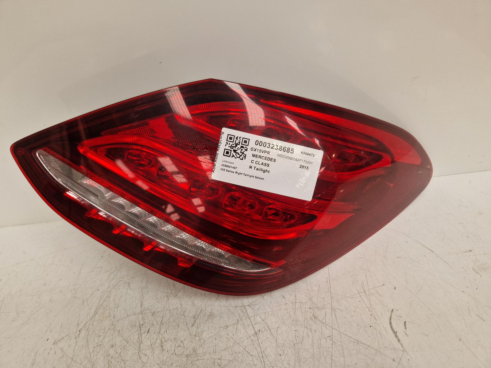 View Auto part R Taillight Mercedes C Class 2015