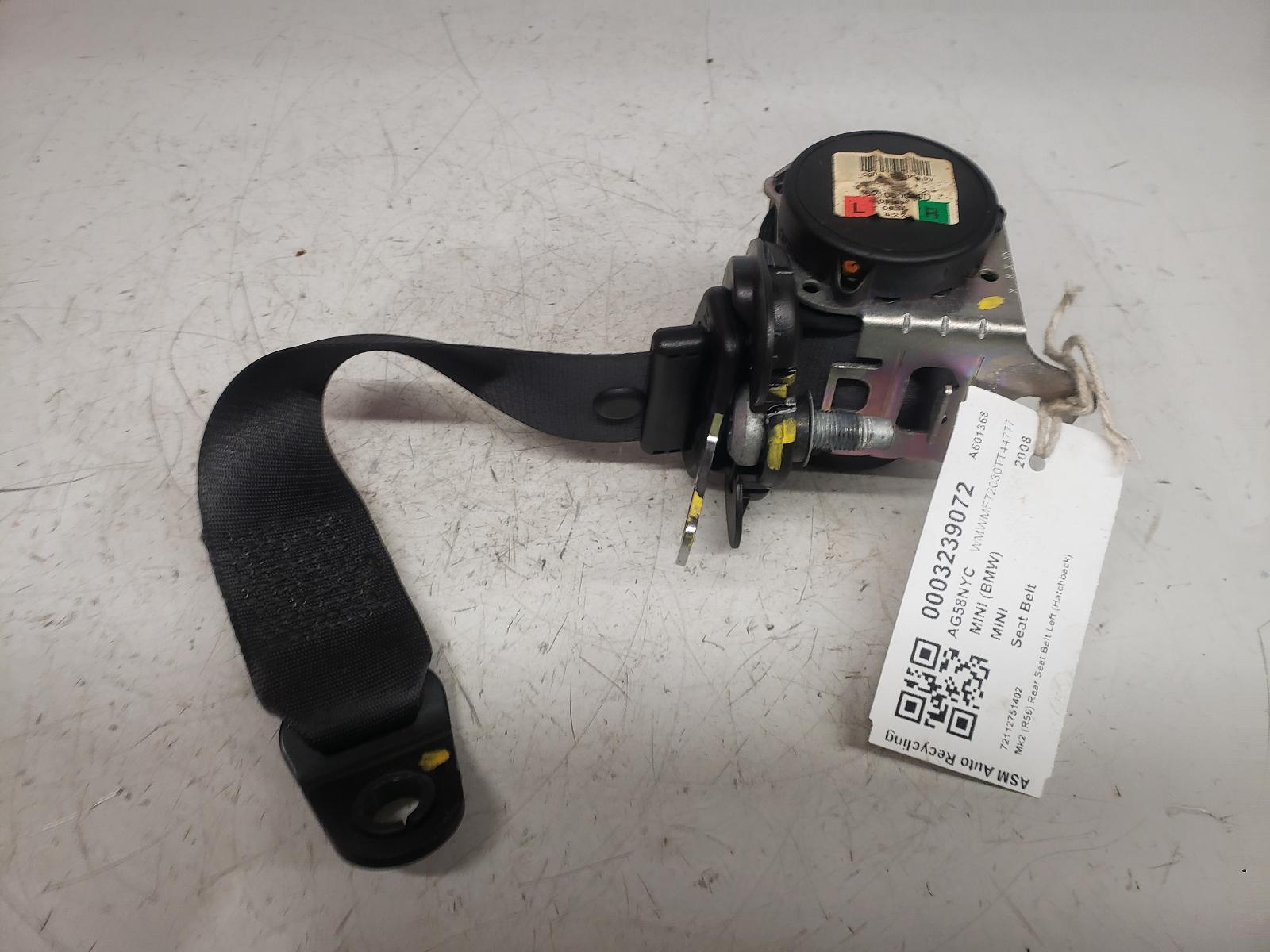 View Auto part Seat Belt Mini (bmw) Mini 2008