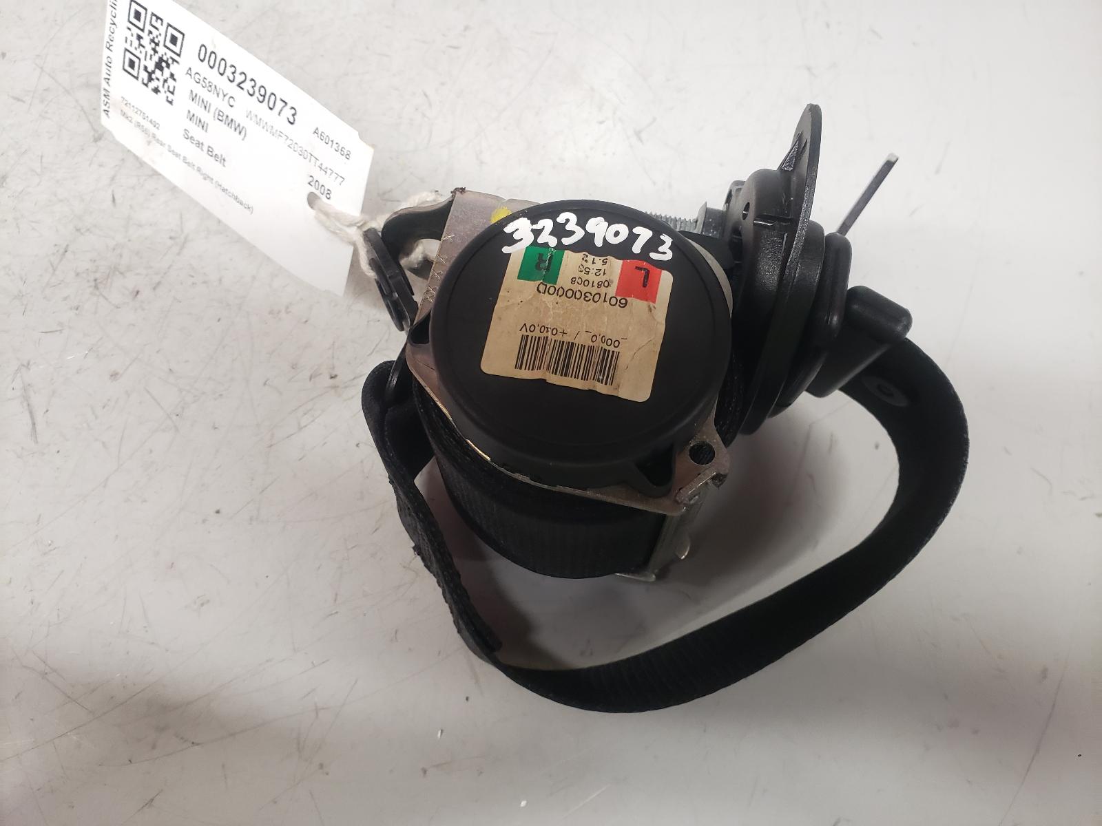 View Auto part Seat Belt Mini (bmw) Mini 2008