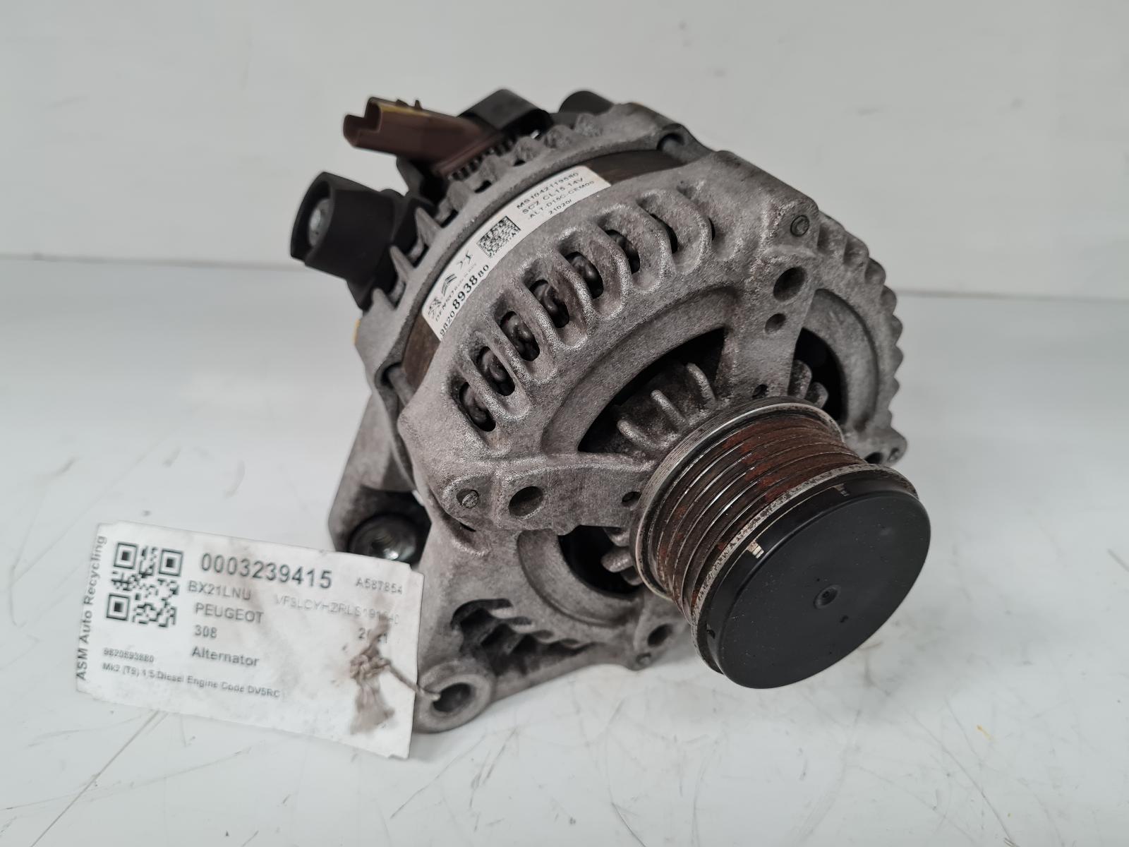 View Auto part Alternator Peugeot 308 2021
