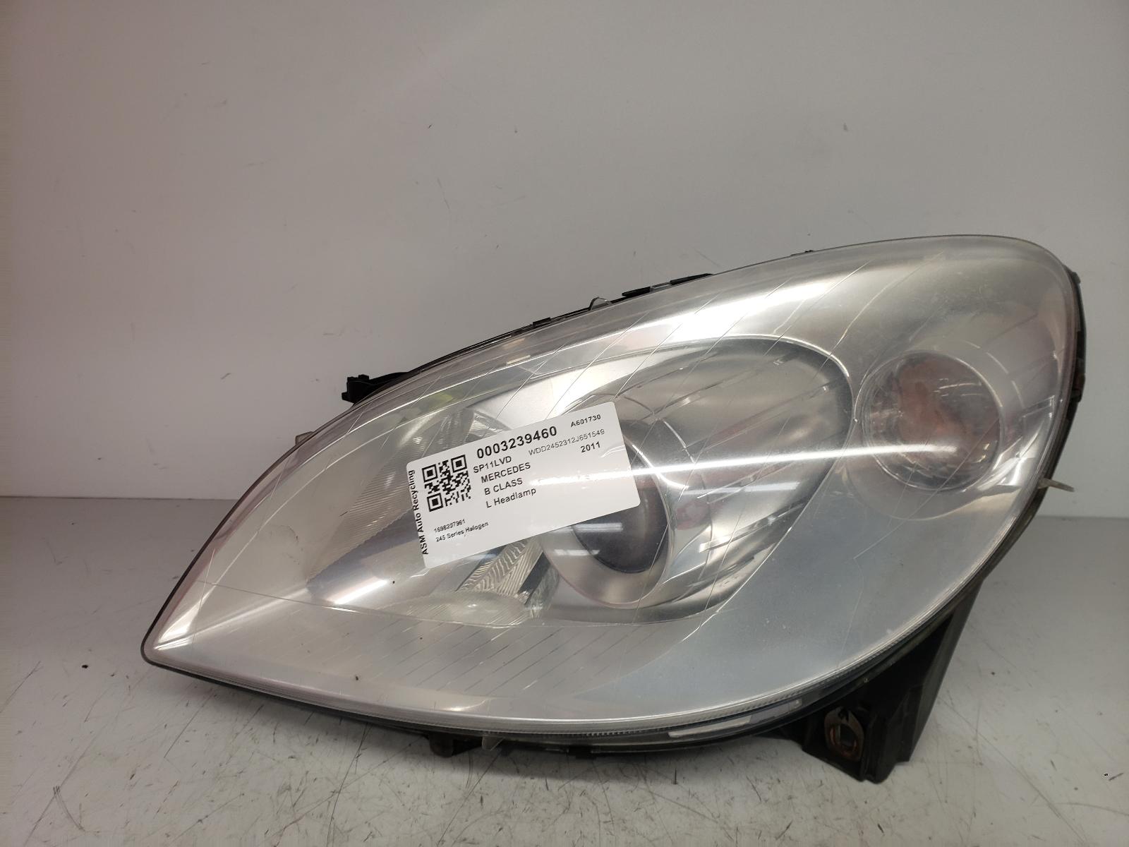 View Auto part L Headlamp Mercedes B Class 2011