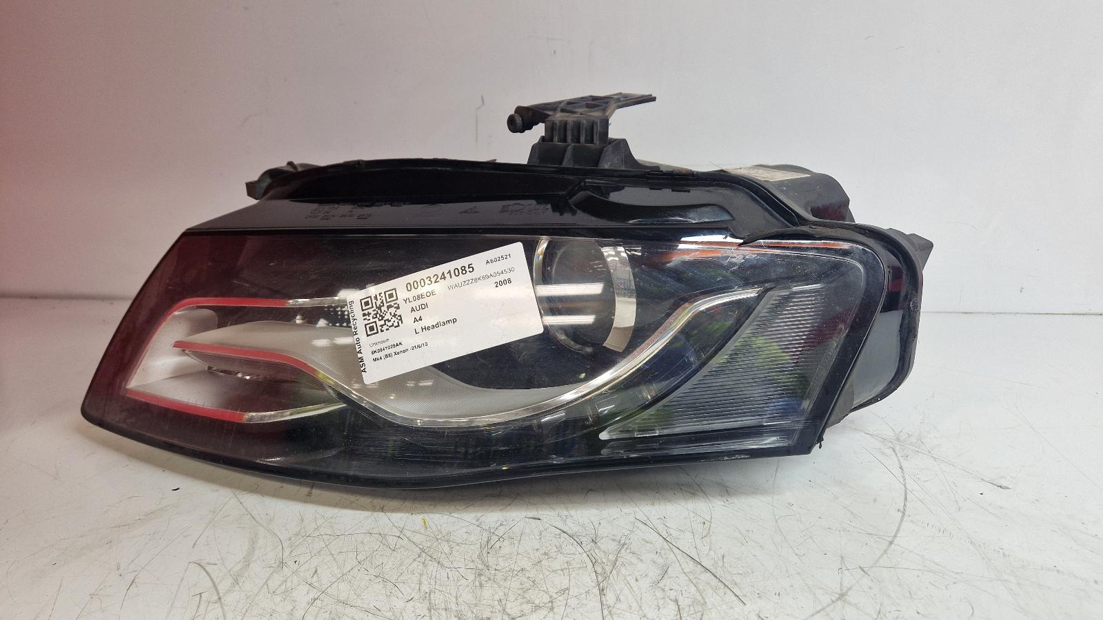 View Auto part L Headlamp Audi A4 2008