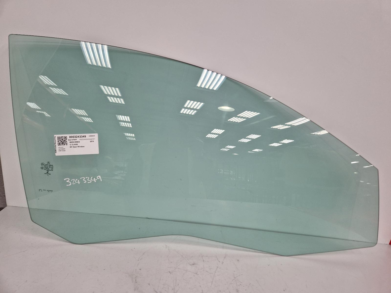 View Auto part RF Door Window Mercedes C Class 2014