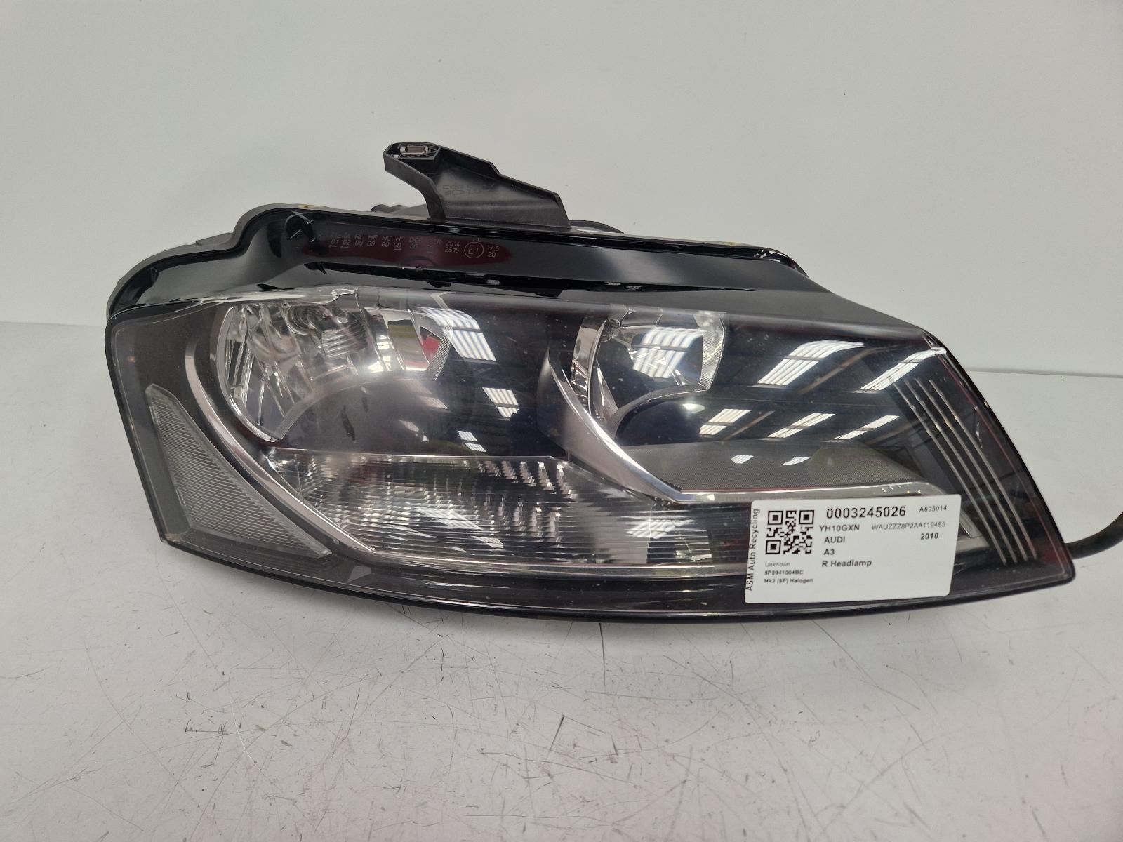 View Auto part R Headlamp Audi A3 2010