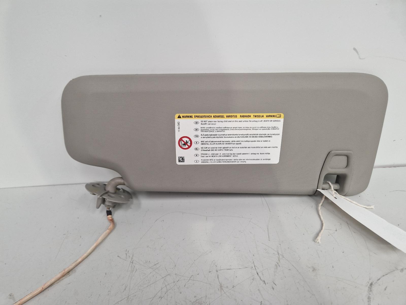 View Auto part Sun visor Vauxhall Astra 2012