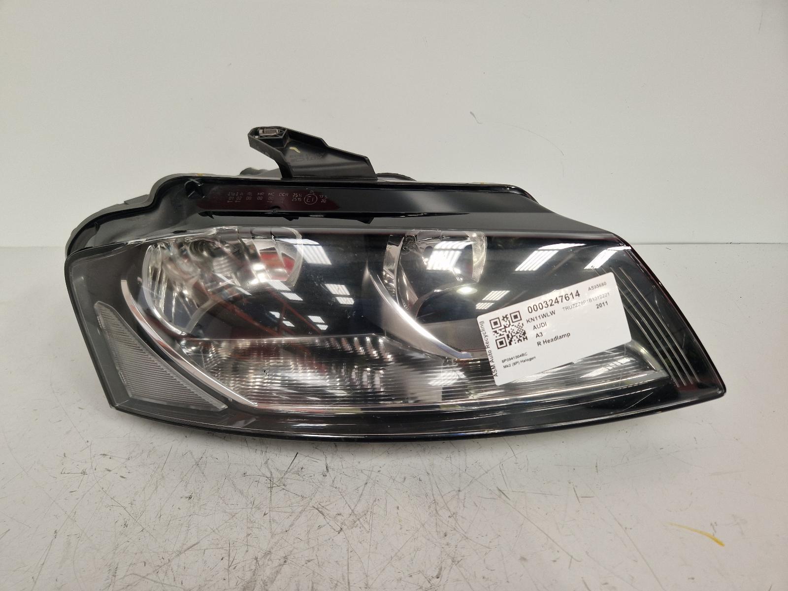 View Auto part R Headlamp Audi A3 2011