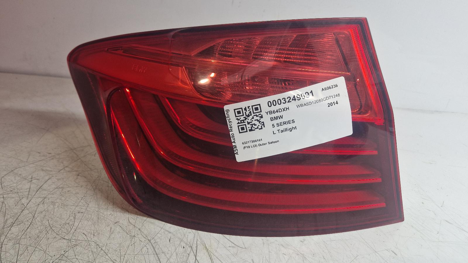 View Auto part L Taillight Bmw 5 Series 2014