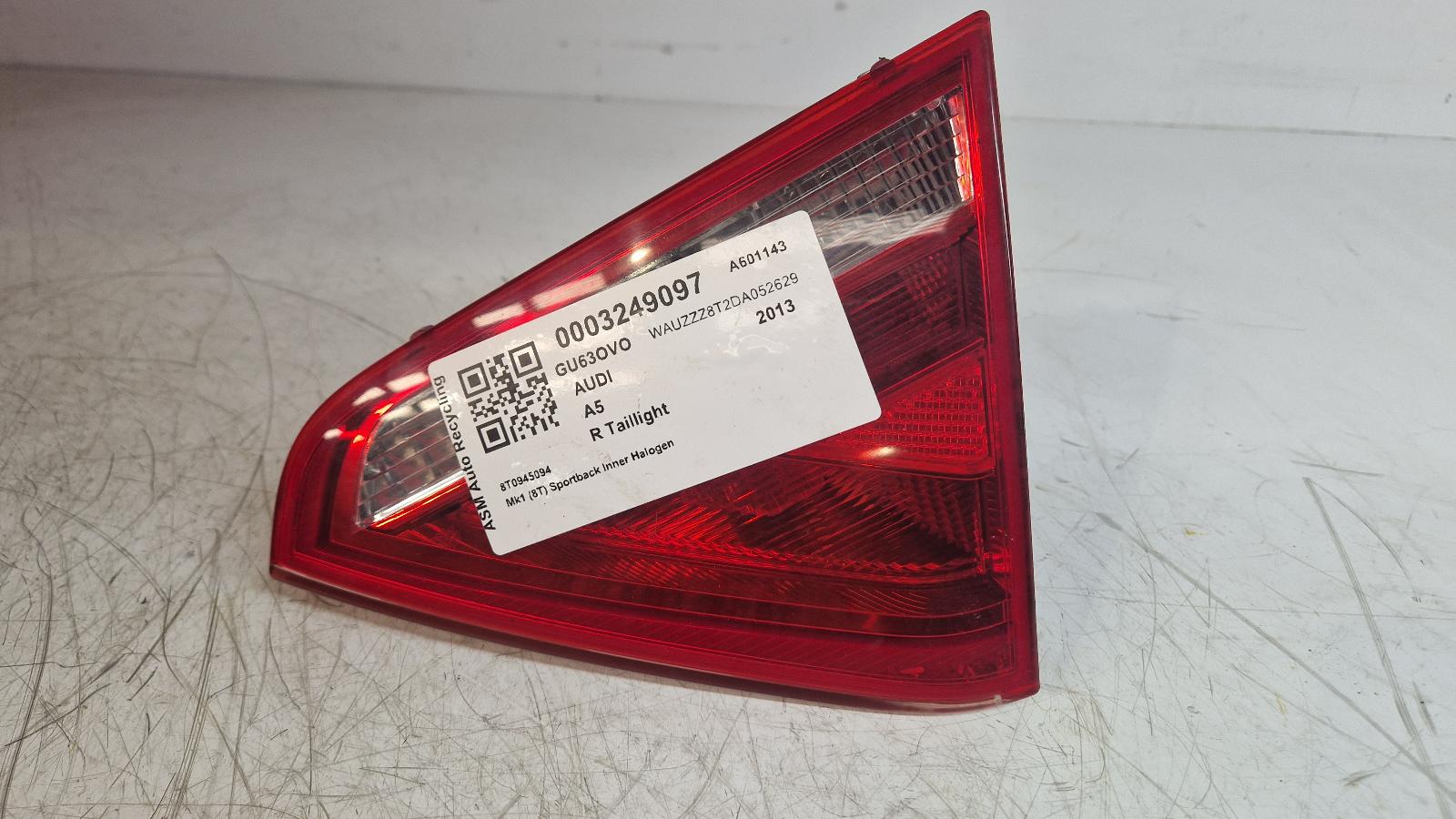 View Auto part R Taillight Audi A5 2013