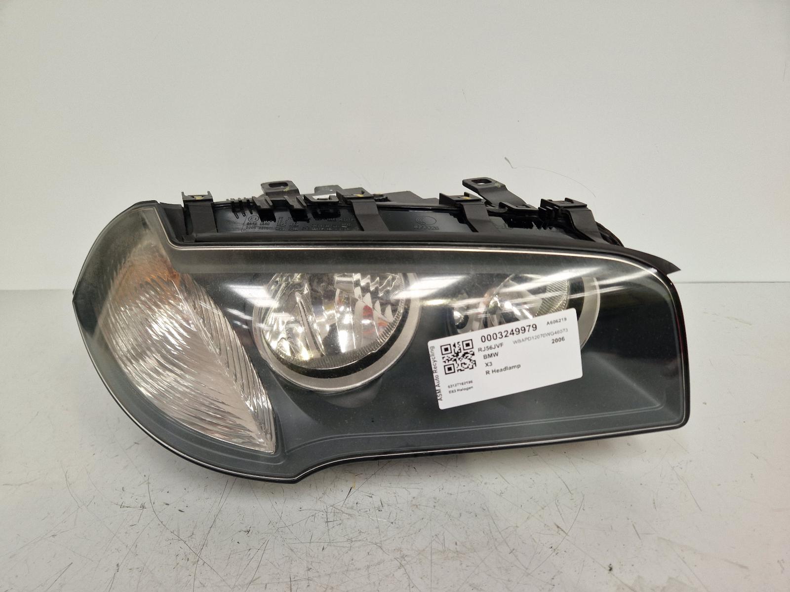 View Auto part R Headlamp Bmw X3 2006