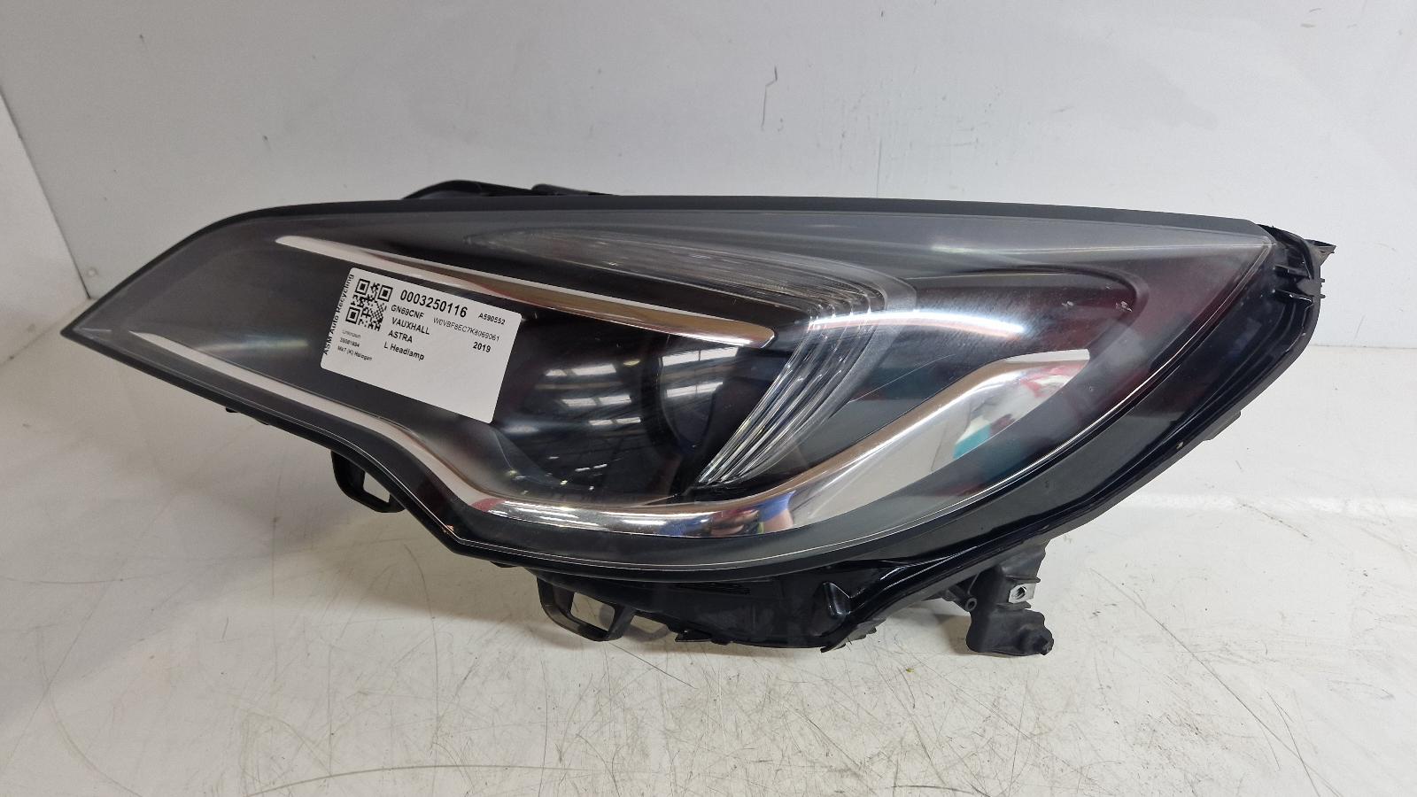 View Auto part L Headlamp Vauxhall Astra 2019