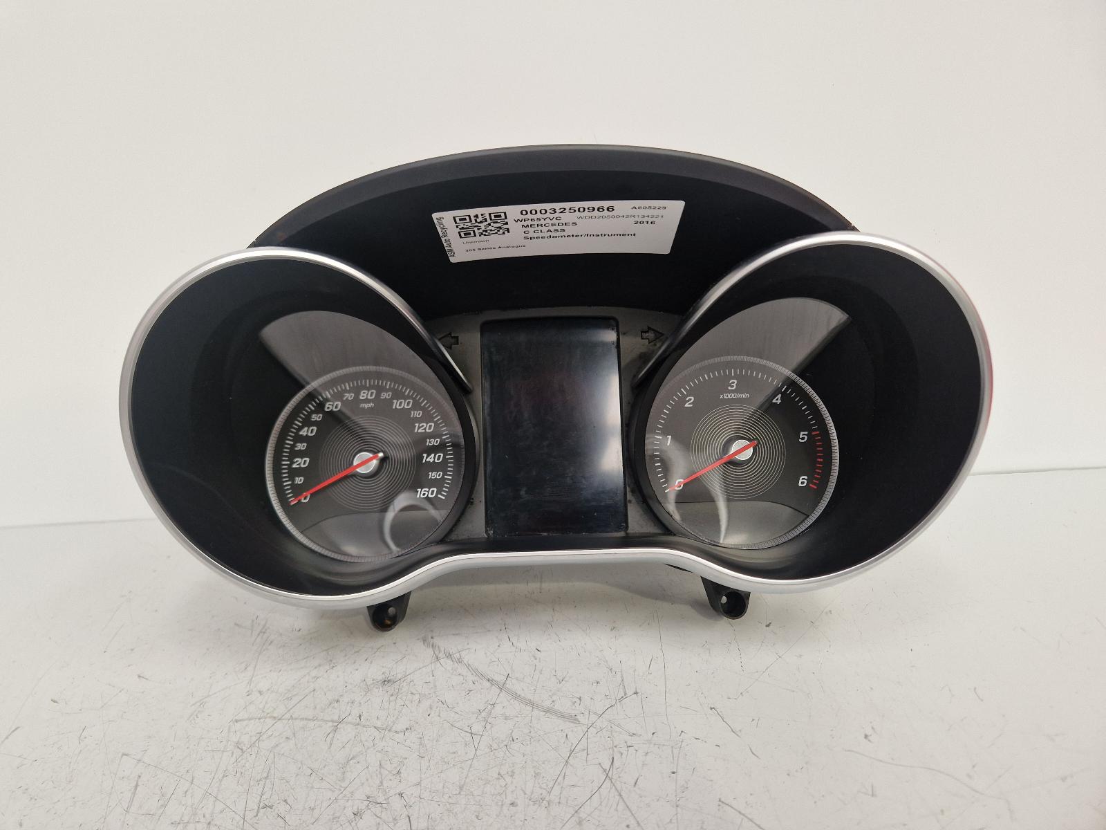 View Auto part Speedometer Mercedes C Class 2016