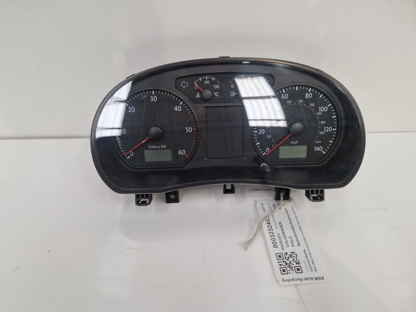 View Auto part Speedometer Volkswagen Polo 2006