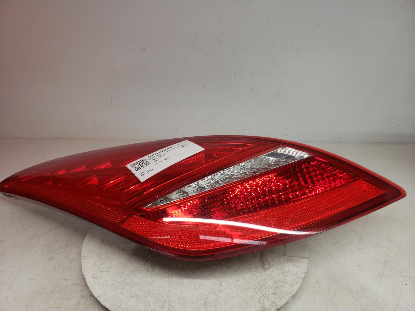 View Auto part L Taillight Peugeot Rcz 2013