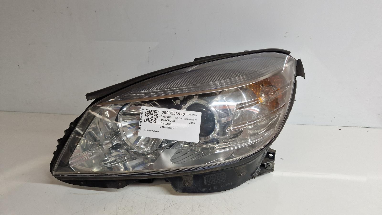 View Auto part L Headlamp Mercedes C Class 2009