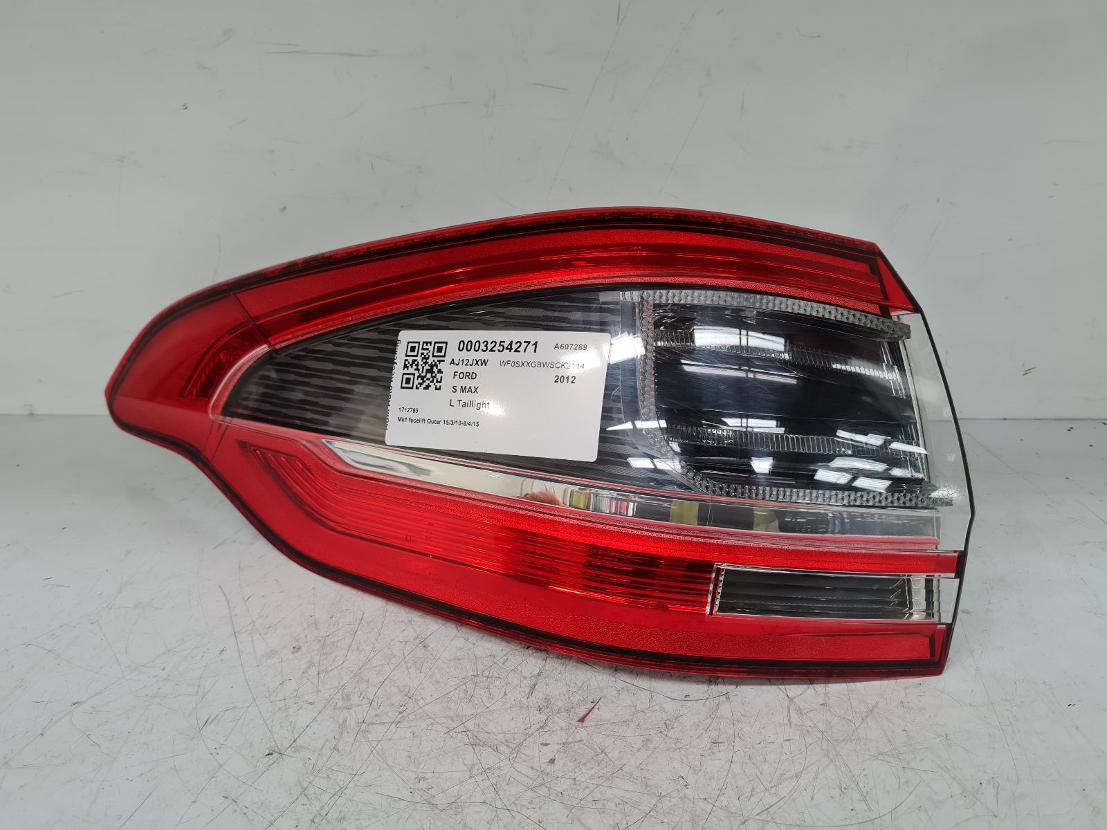 View Auto part L Taillight Ford S Max 2012