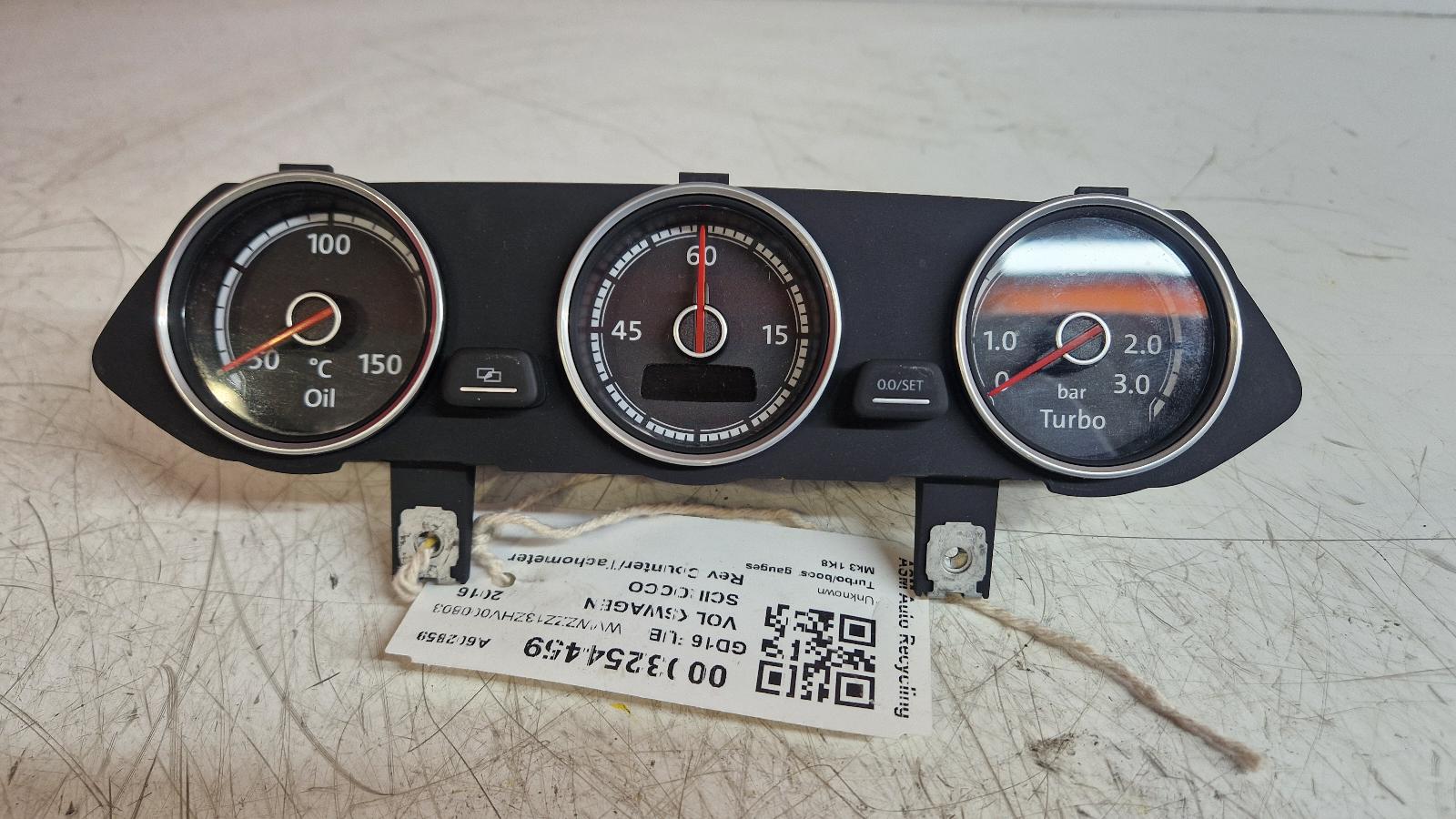 View Auto part Speedometer Volkswagen Scirocco 2016