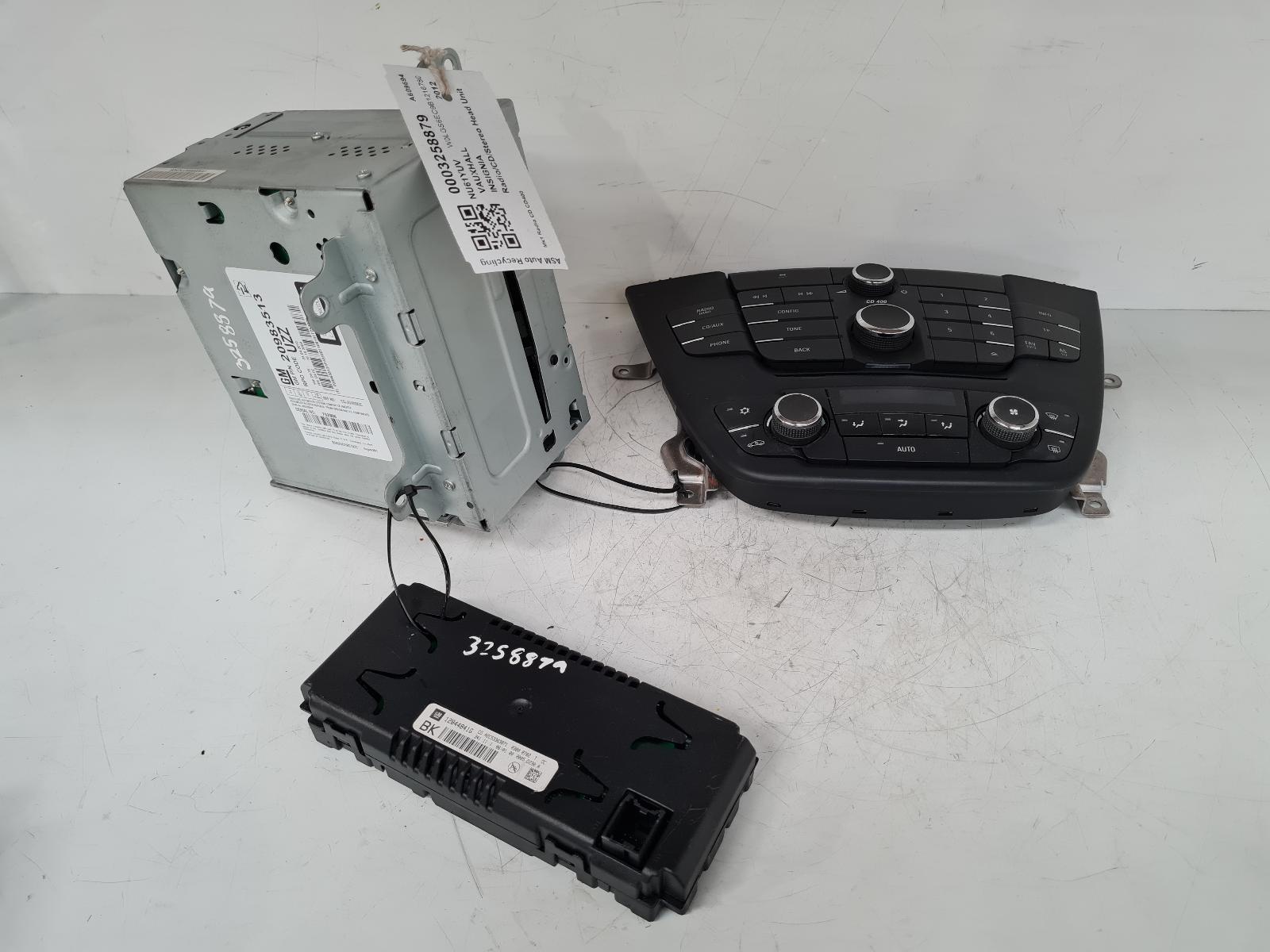 View Auto part A/V Equipment Vauxhall Insignia 2012