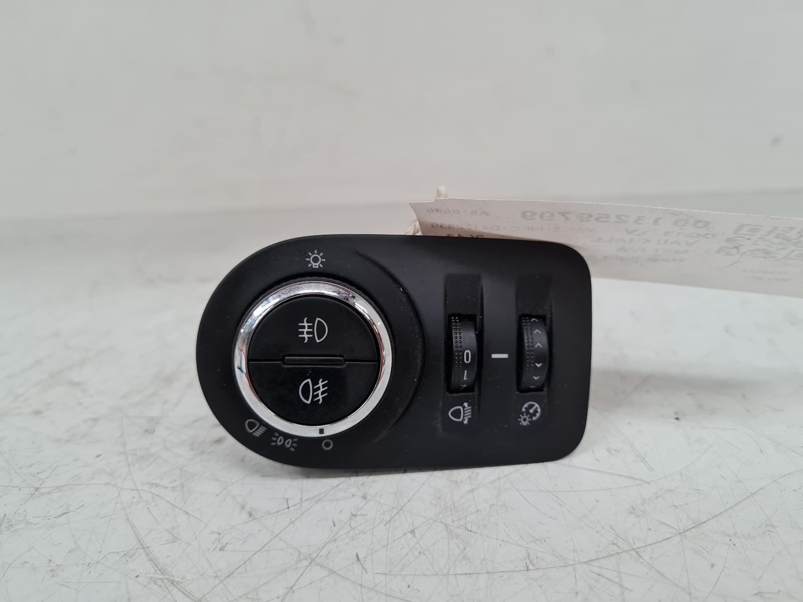 View Auto part Headlight Switch Vauxhall Meriva 2013