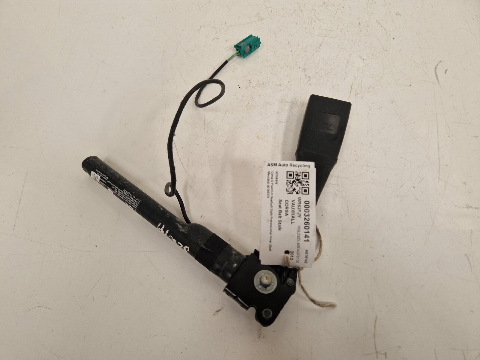 View Auto part Seat Belt Vauxhall Corsa 2012