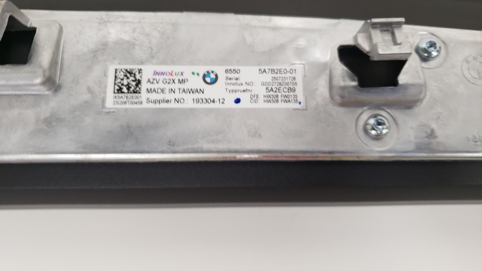 View Auto part Radio Display Bmw I4 2024