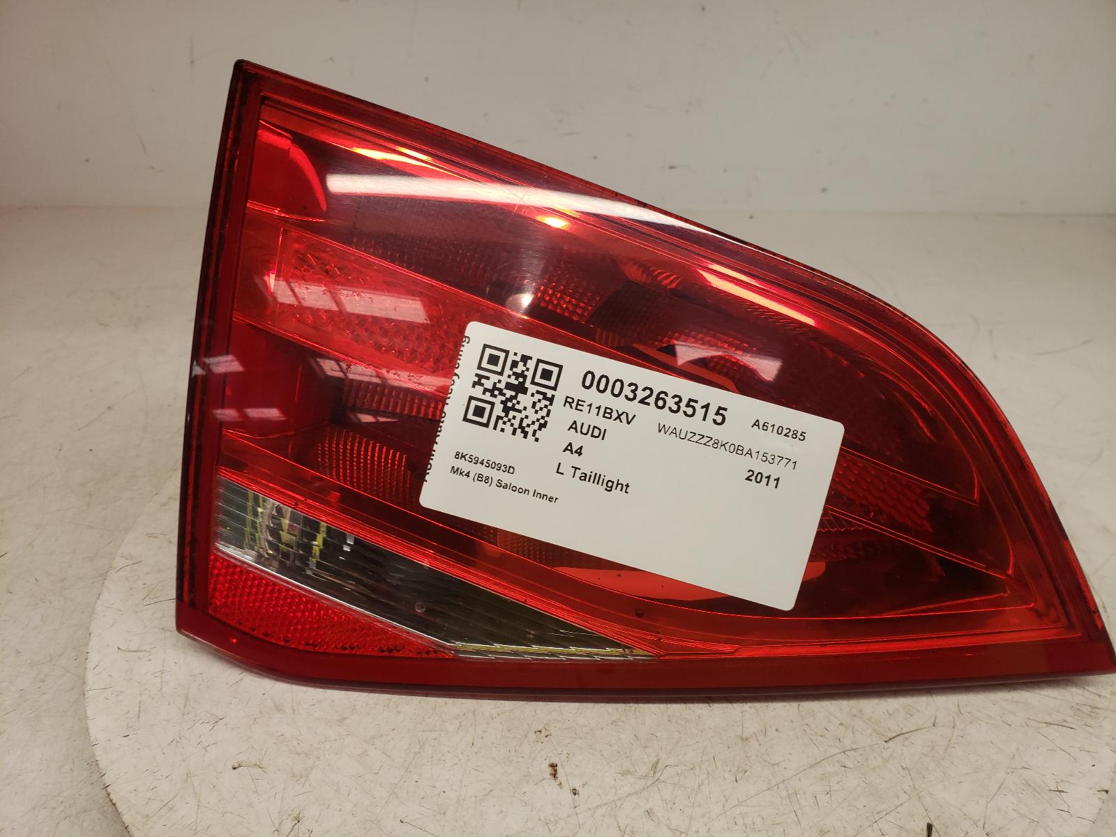 View Auto part L Taillight Audi A4 2011