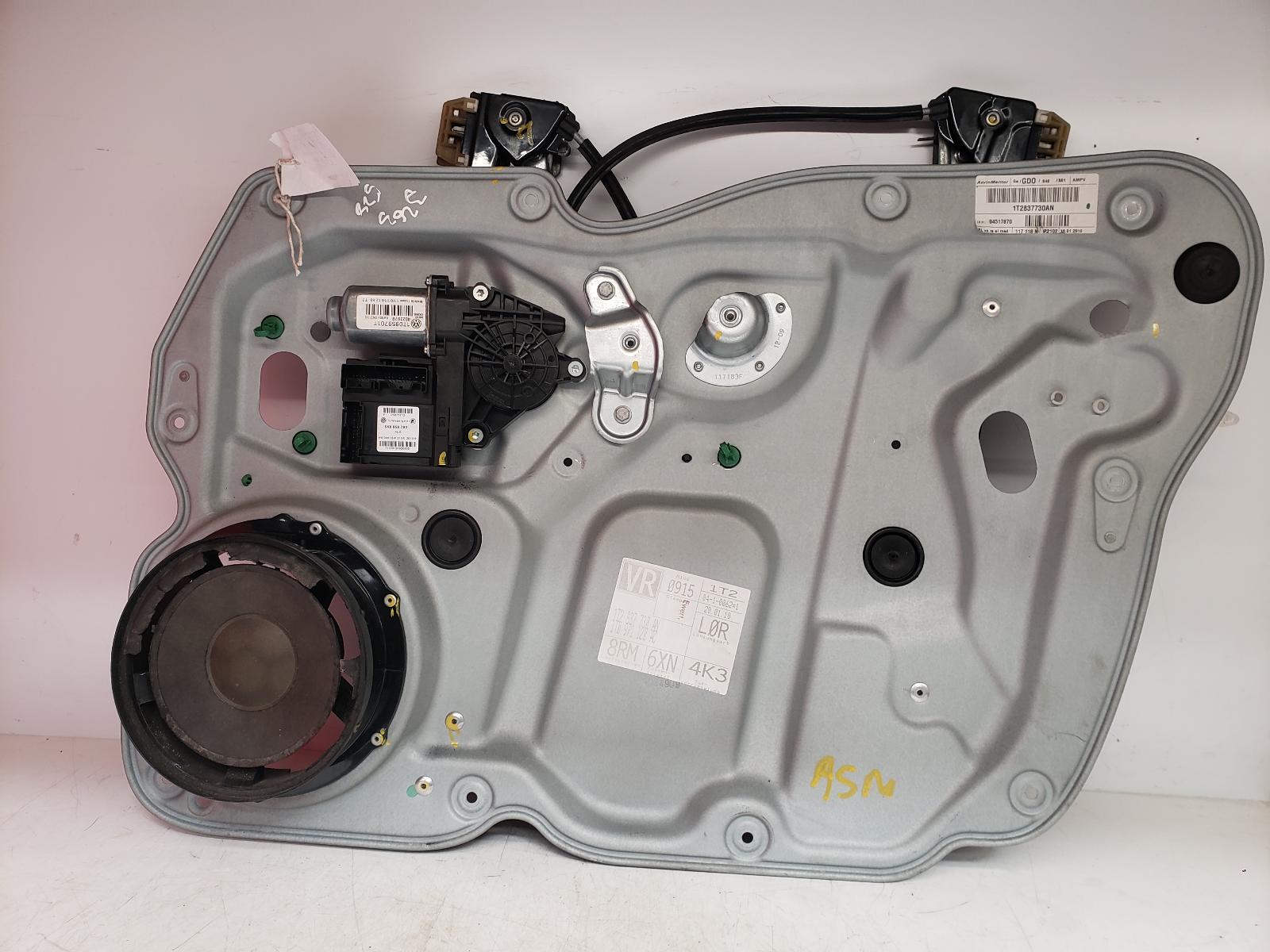 View Auto part RF Window Regulator Volkswagen Touran 2010