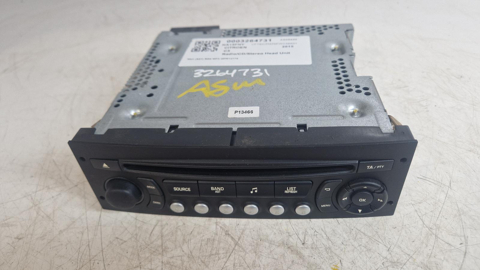 View Auto part A/V Equipment Citroen C3 2015