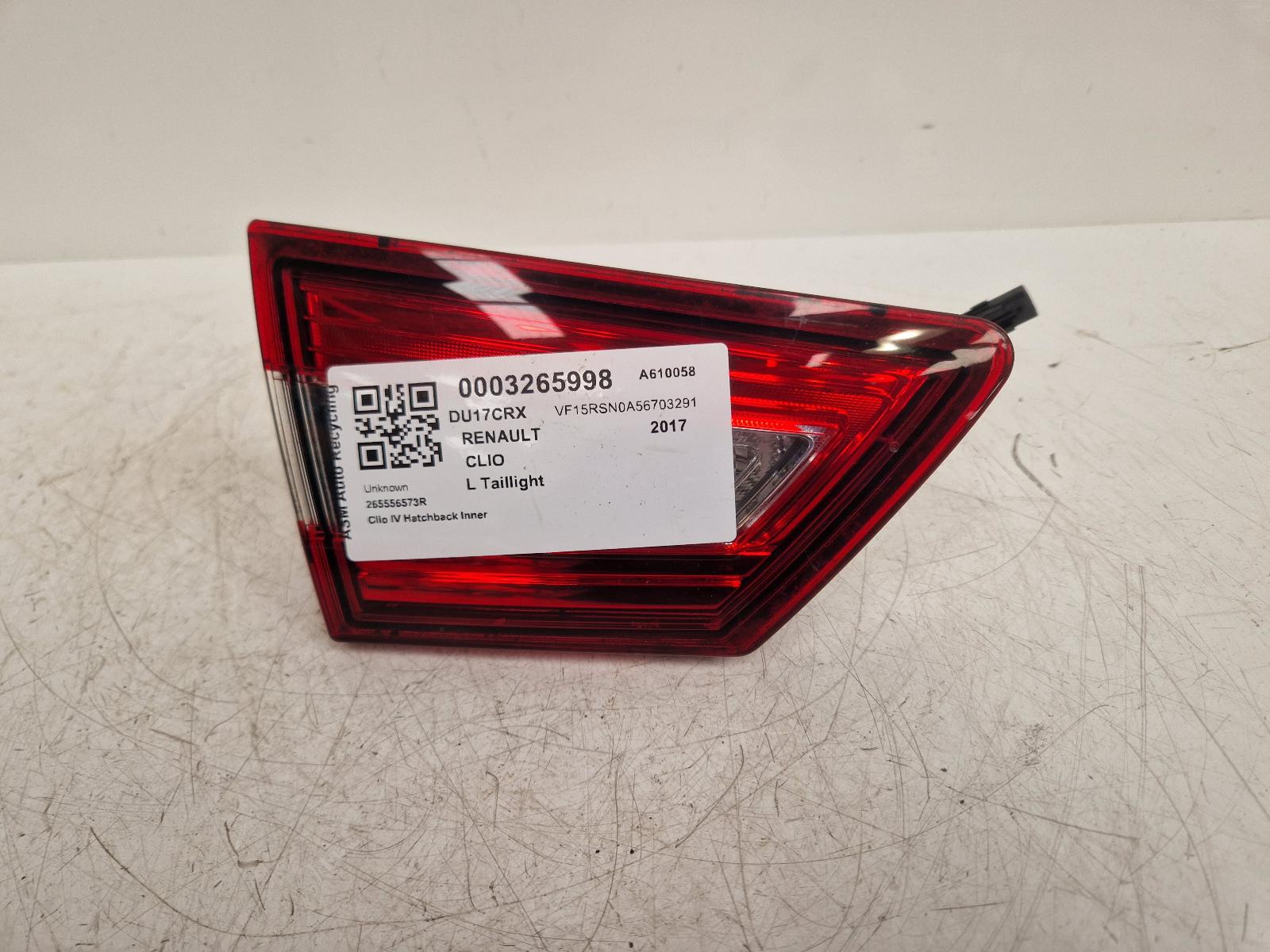 View Auto part L Taillight Renault Clio 2017