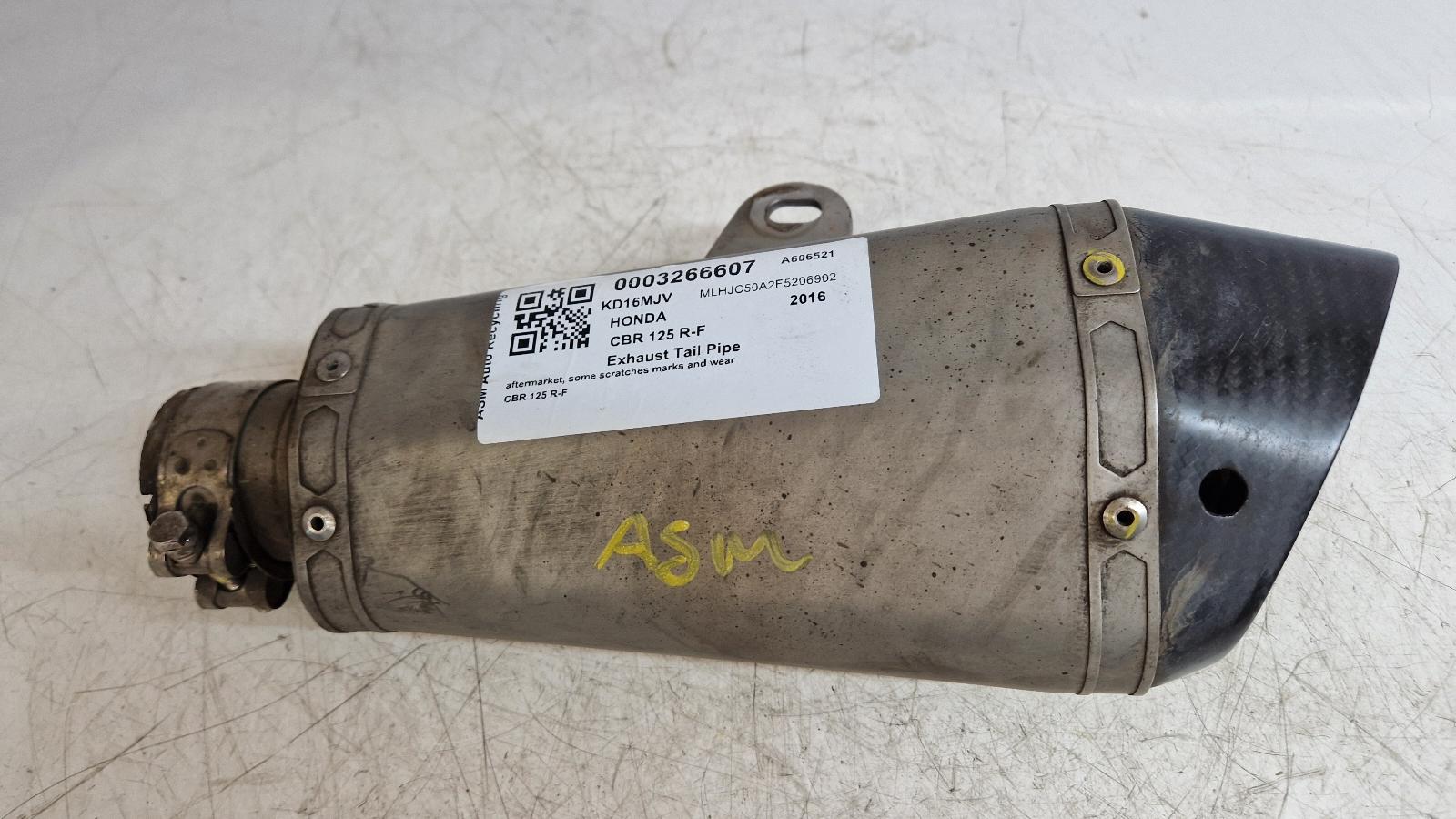 View Auto part Exhaust Tail Pipe Honda Cbr 125 R-f 2016