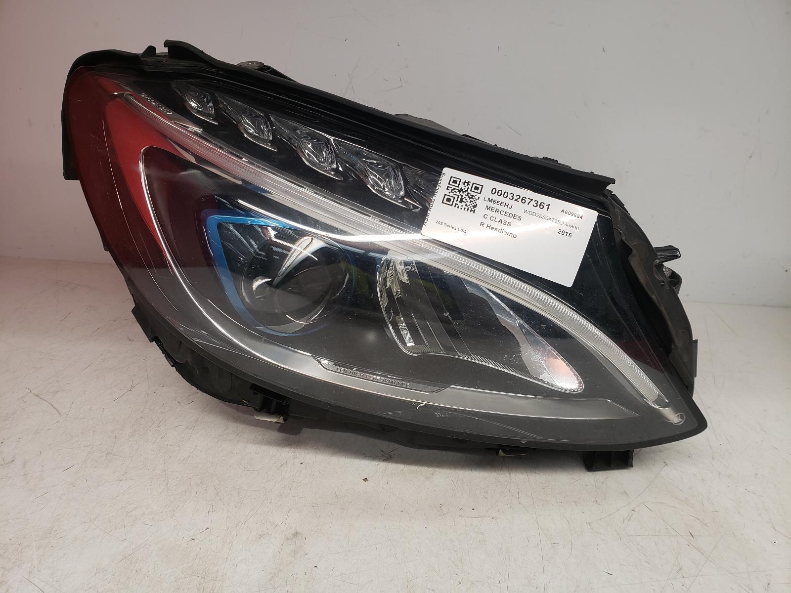 View Auto part R Headlamp Mercedes C Class 2016