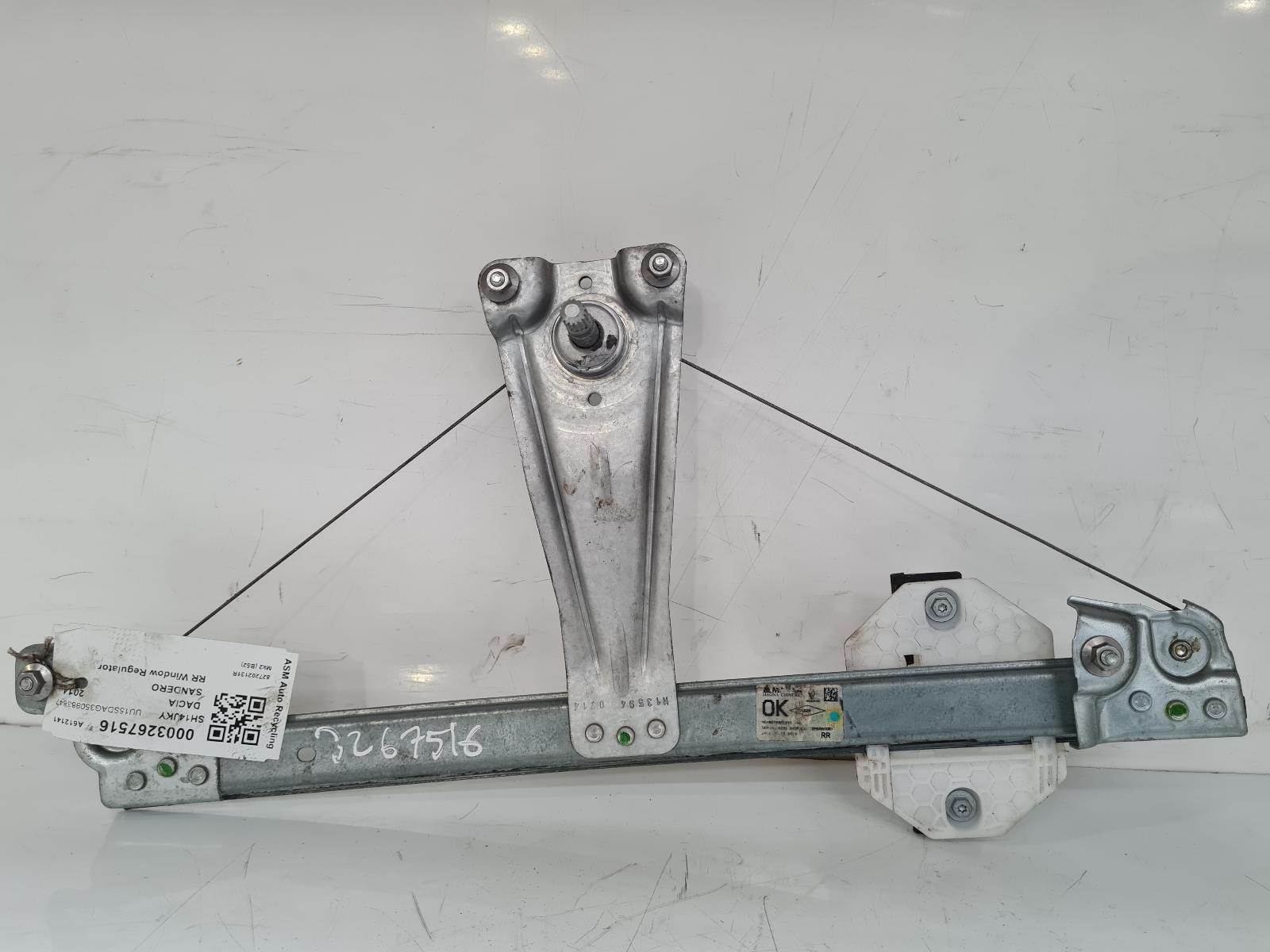 View Auto part RR Window Regulator Dacia Sandero 2014