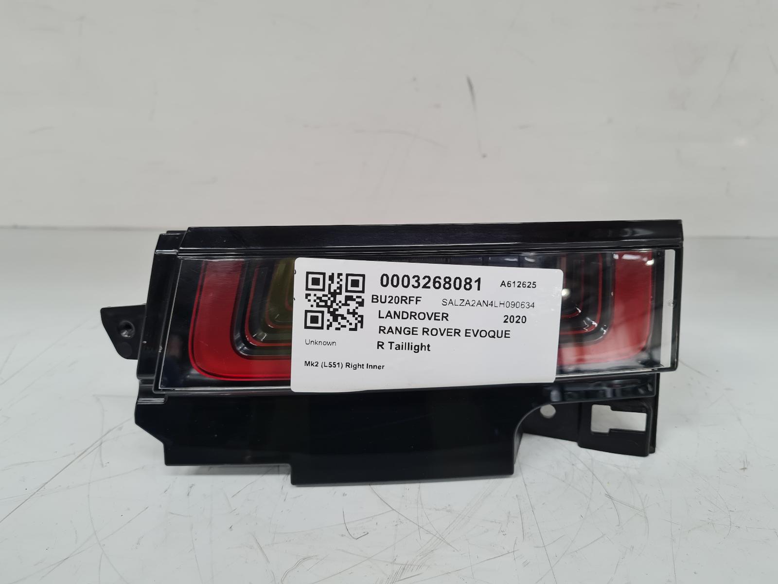 View Auto part R Taillight Land Rover Range Rover Evoque 2020