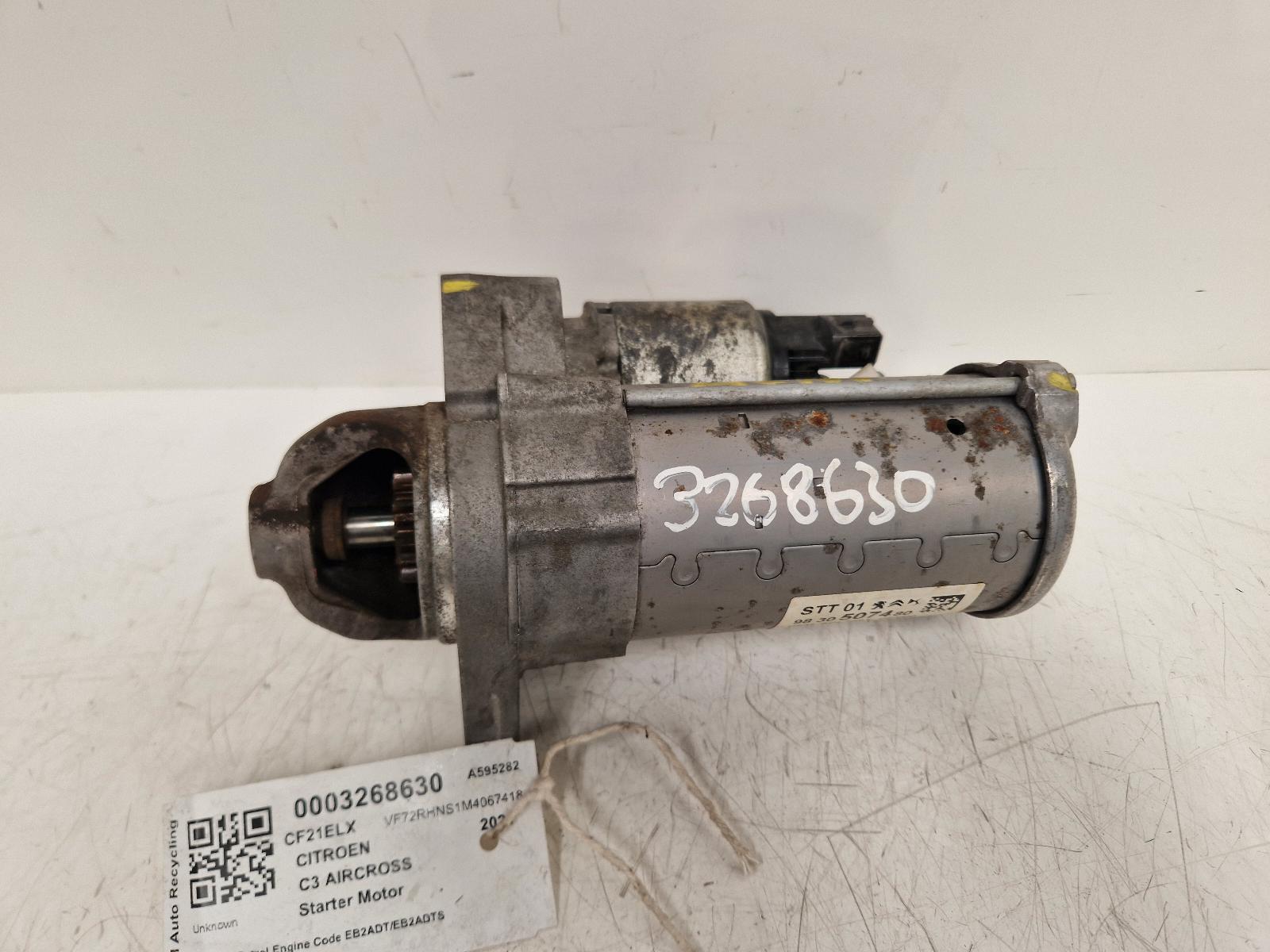 View Auto part Starter Motor Citroen C3 Aircross 2021