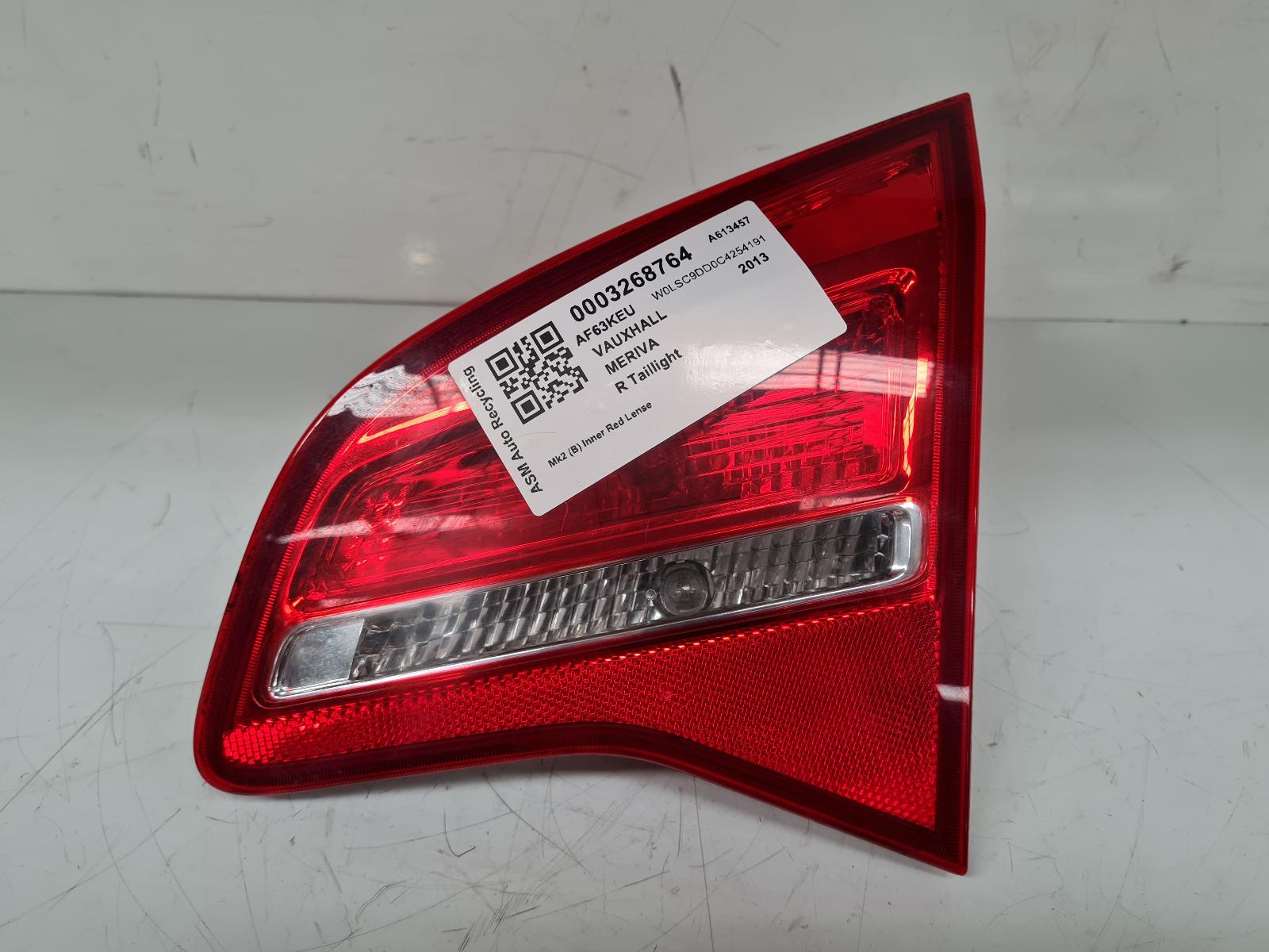 View Auto part R Taillight Vauxhall Meriva 2013
