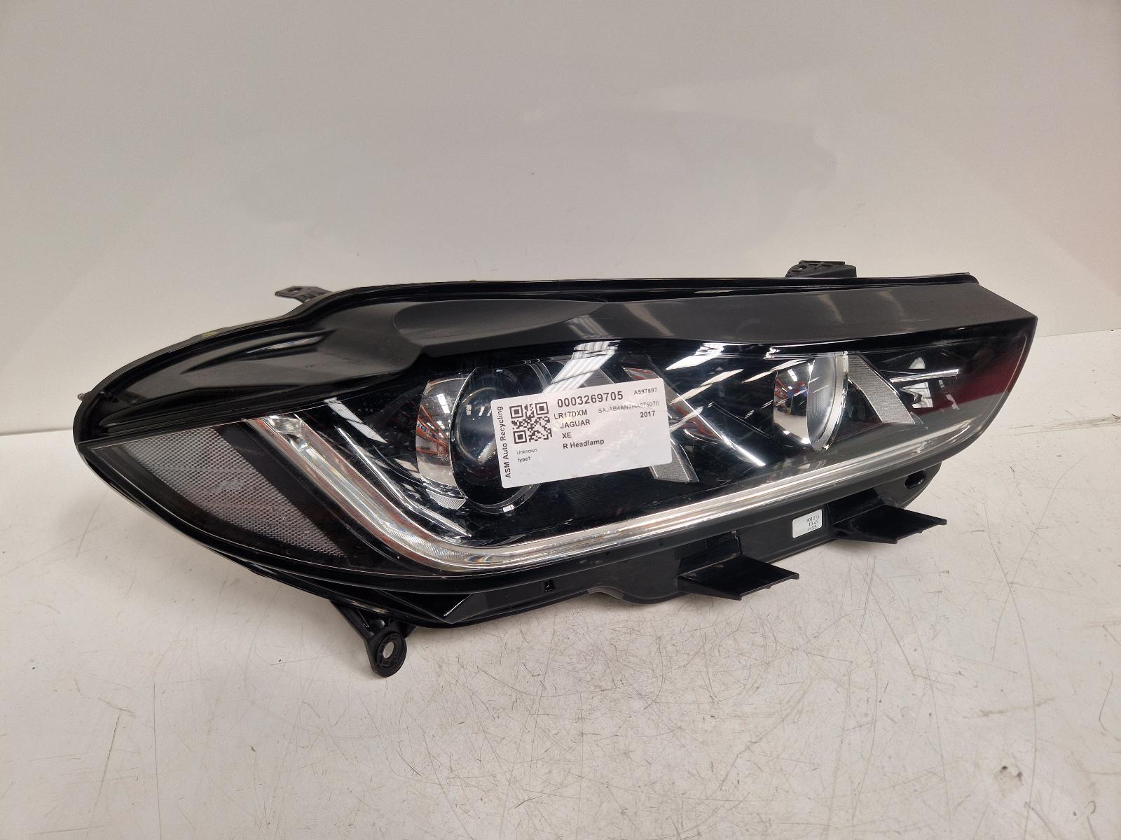 View Auto part R Headlamp Jaguar Xe 2017